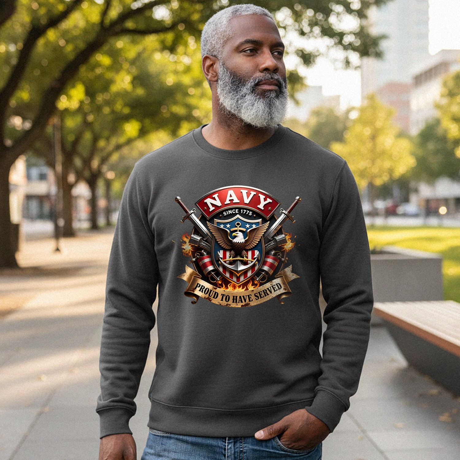 Navy Since 1775 Proud to Have Served US Sweatshirt