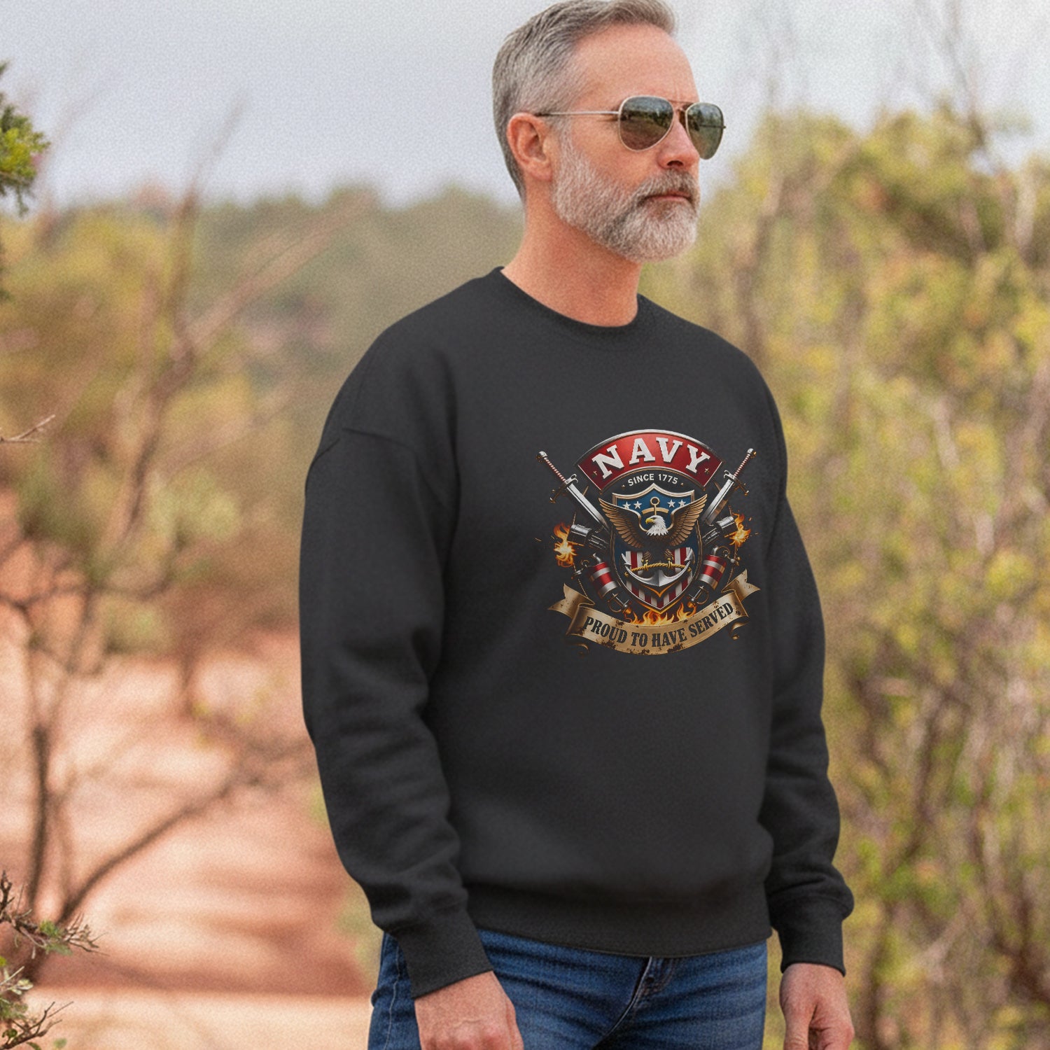 Navy Since 1775 Proud to Have Served US Sweatshirt