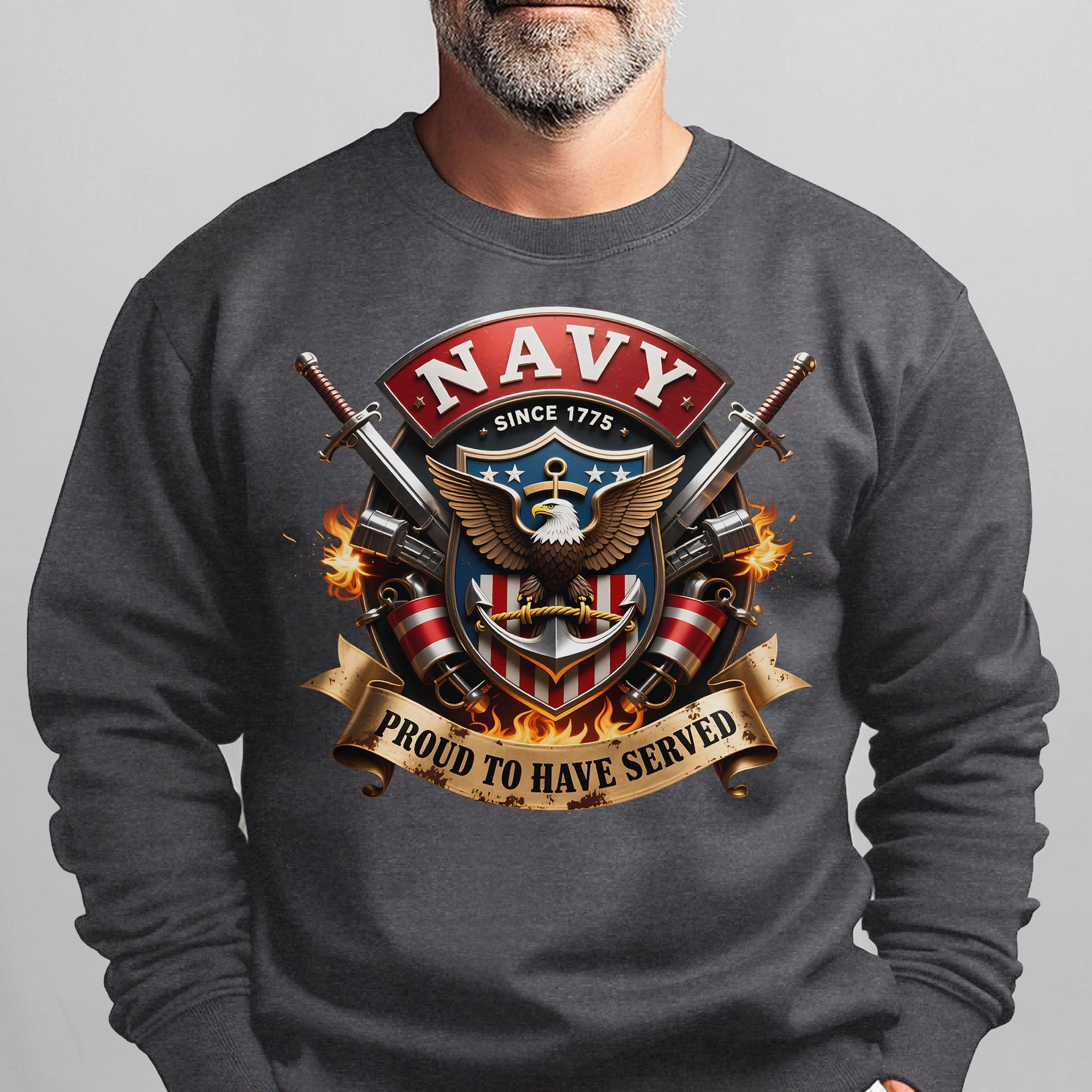 Navy Since 1775 Proud to Have Served US Sweatshirt