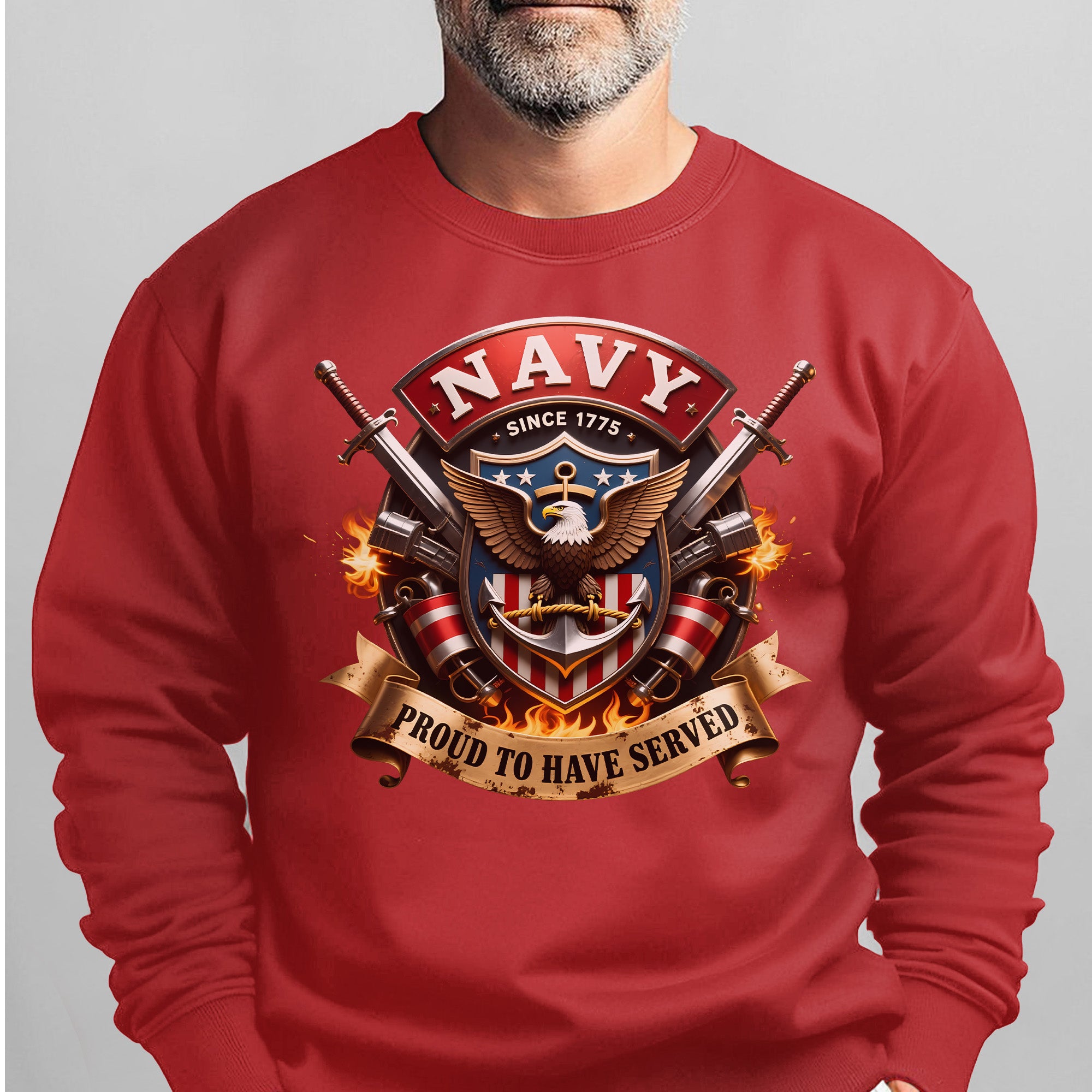 Navy Since 1775 Proud to Have Served US Sweatshirt