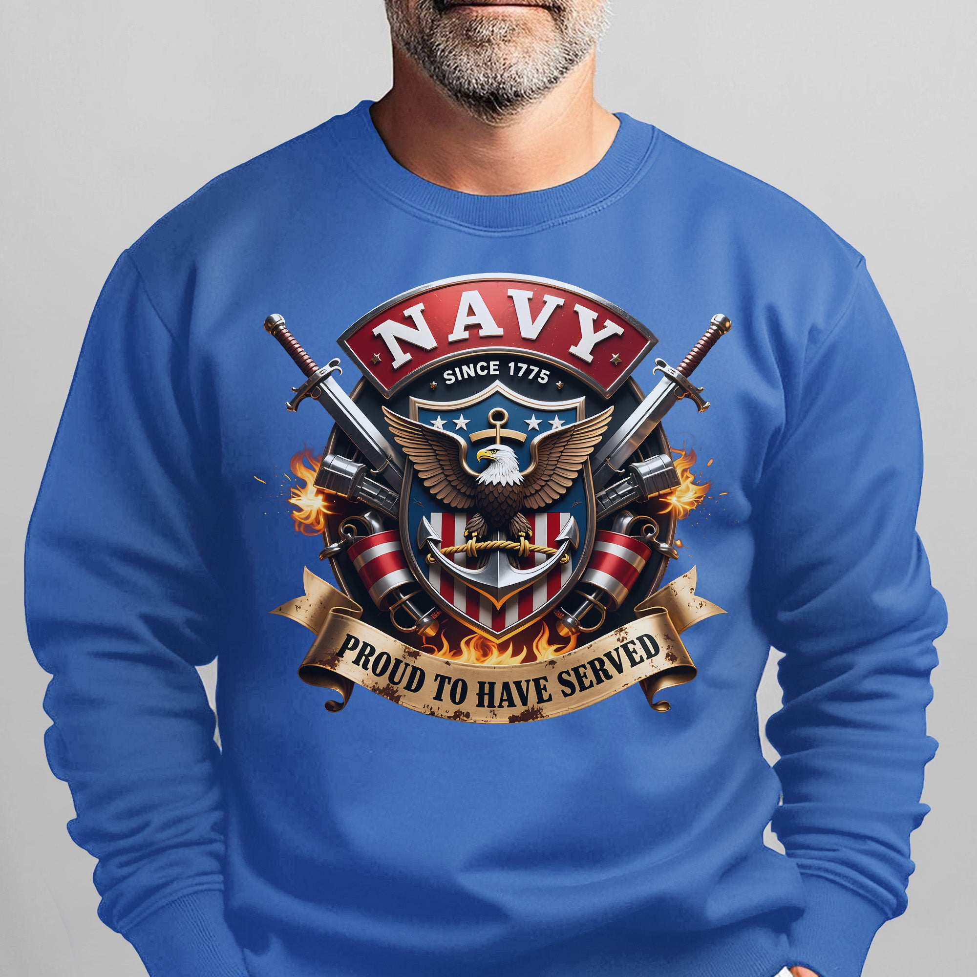 Navy Since 1775 Proud to Have Served US Sweatshirt