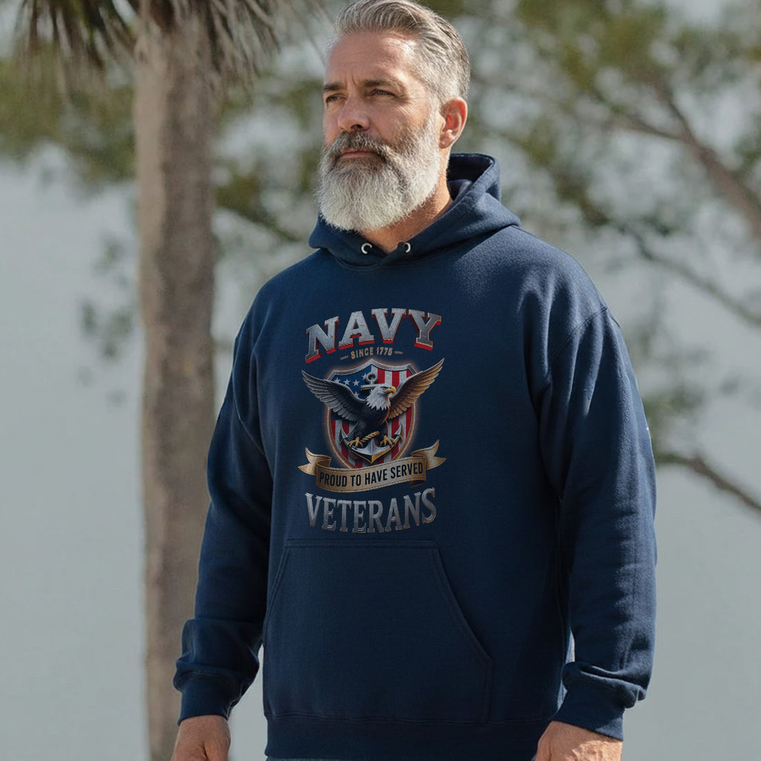 Since 1775 Navy Proud to Have Served US Hoodie