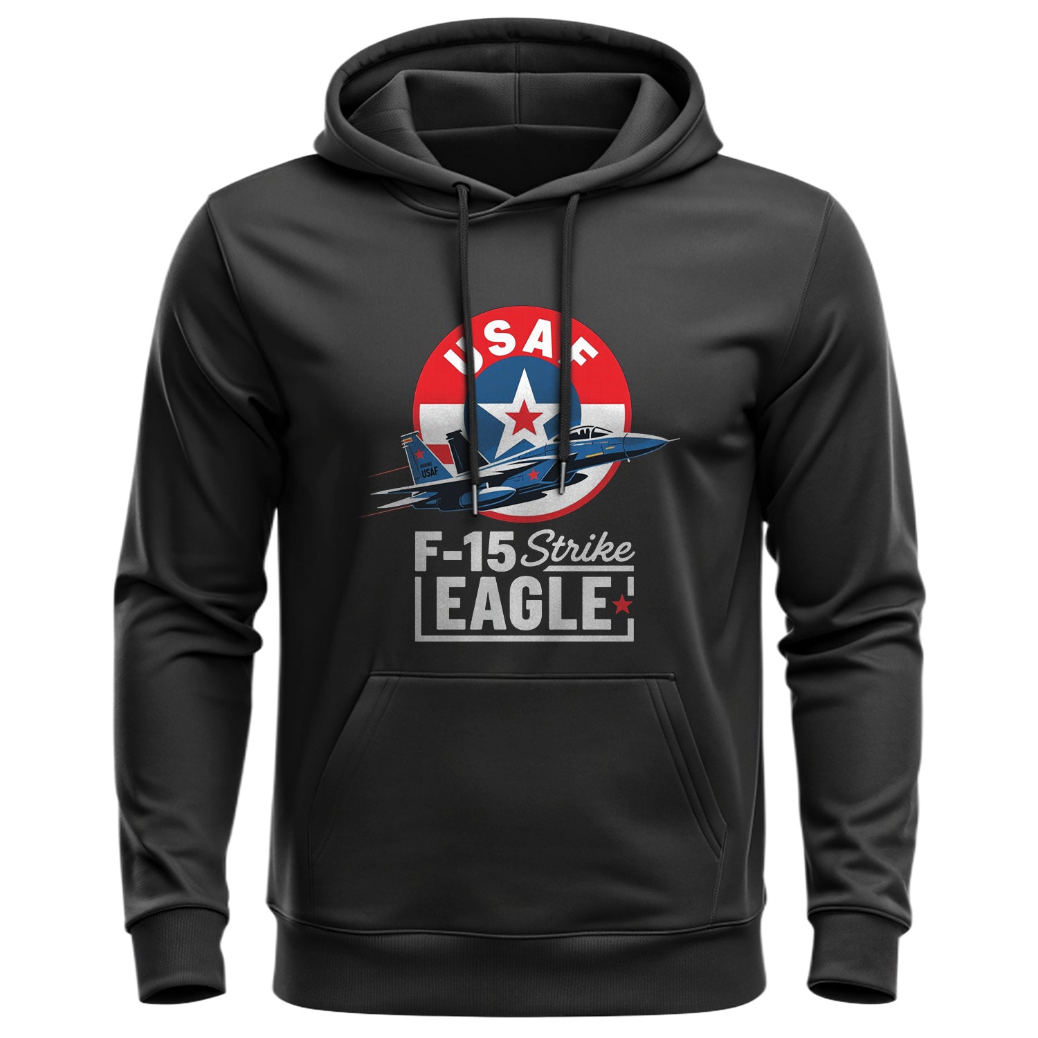 USAF Strike F15 Eagle Air Force Military Hoodie