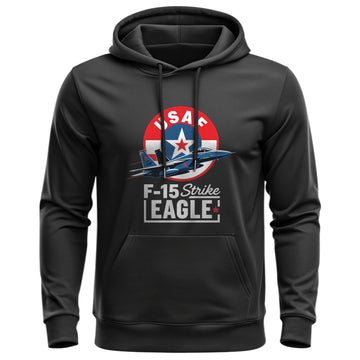USAF Strike F15 Eagle Air Force Military Hoodie