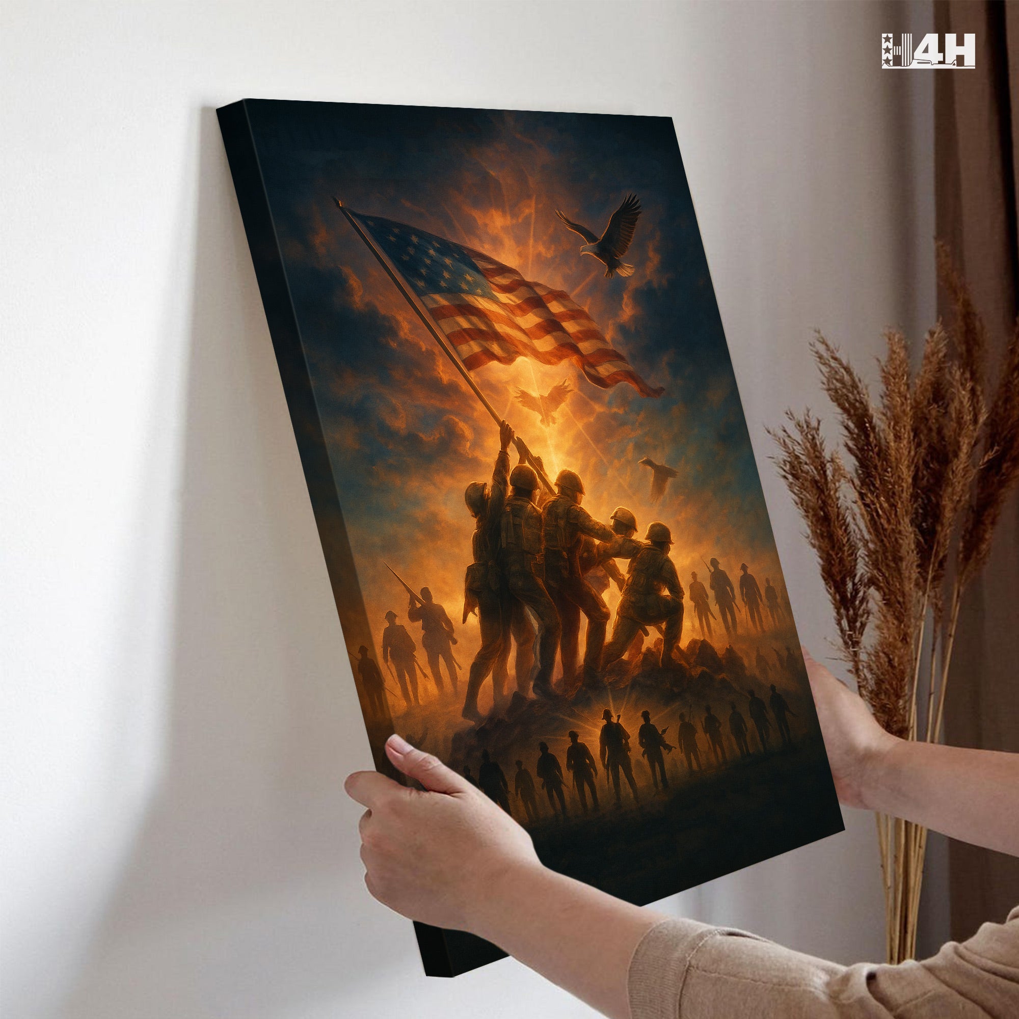 Veteran Proud US Military Service Honor and Sacrifice Patriotic Poster