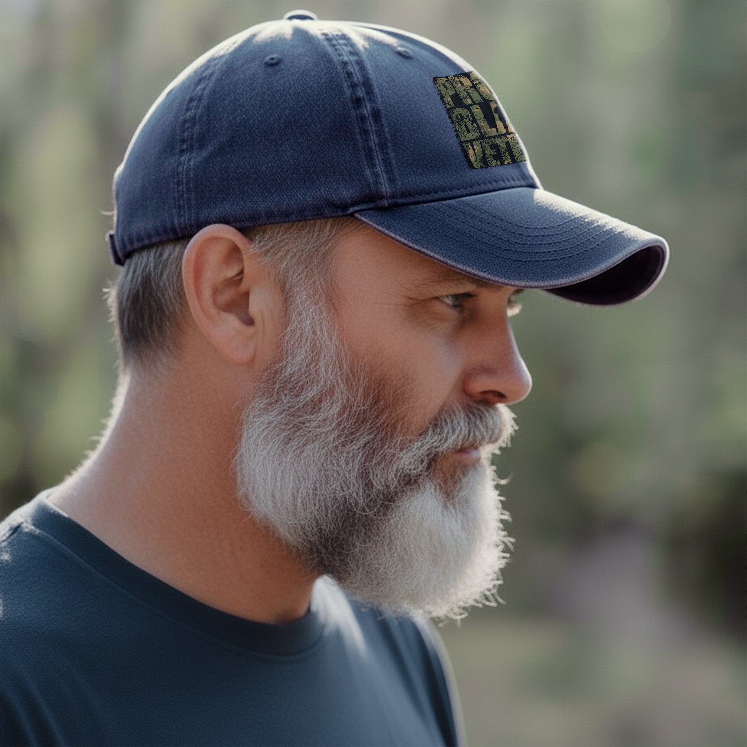 Proud Black Veteran Service Baseball Cap