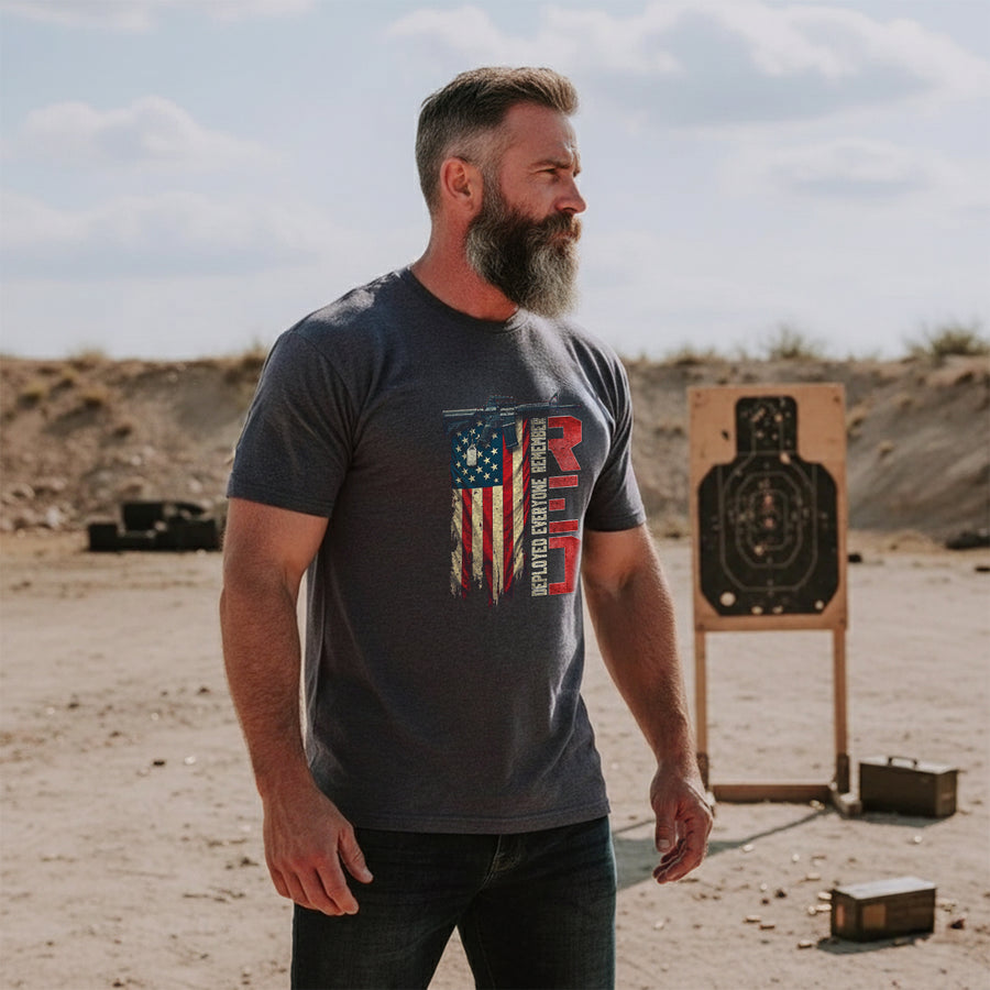 RED Friday Remember Everyone Deployed Veteran Support T-Shirt