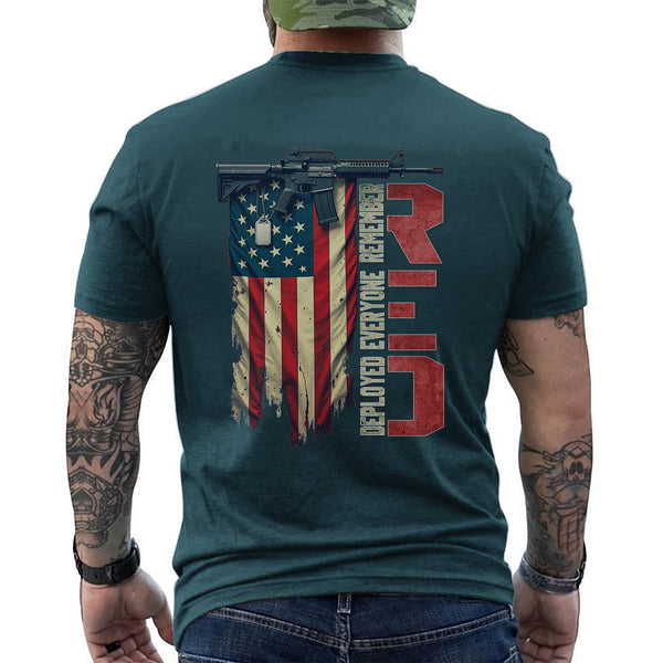 RED Friday Remember Everyone Deployed Veteran Support T-Shirt