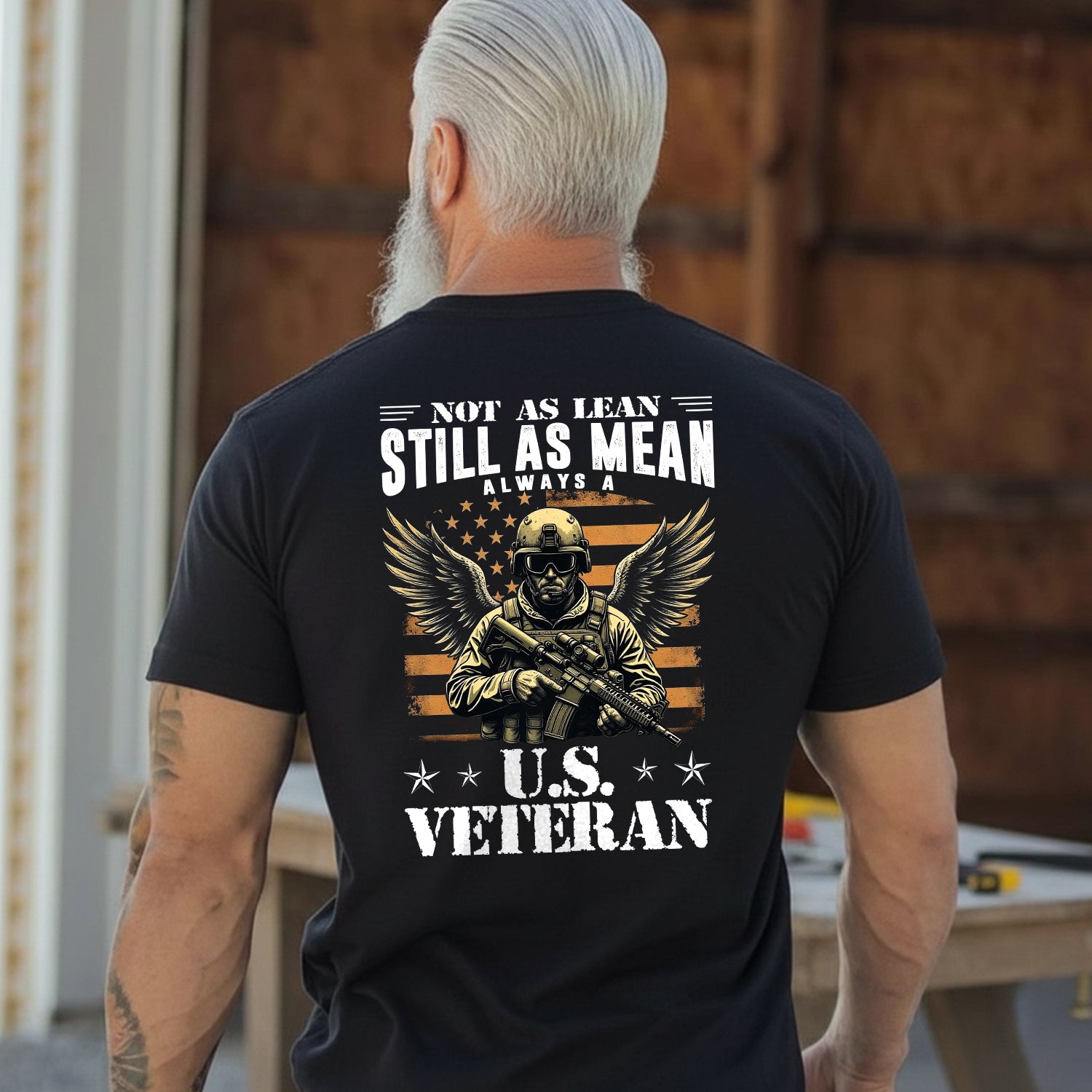 Not as Lean Still as Mean Always a US T-Shirt Secondary image