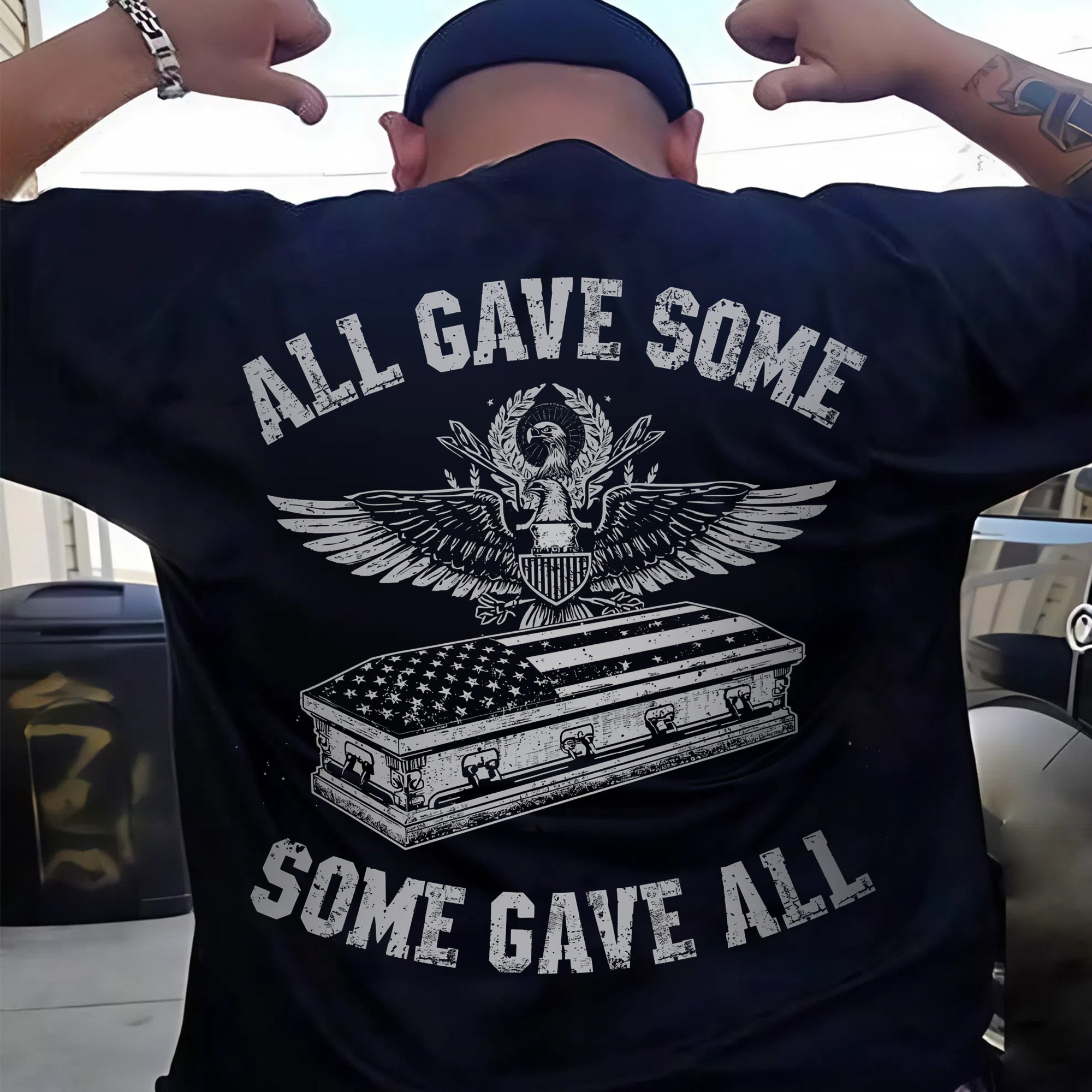 All Gave Some Some Gave All Proud US Military Veteran Patriotic Honor T-Shirt