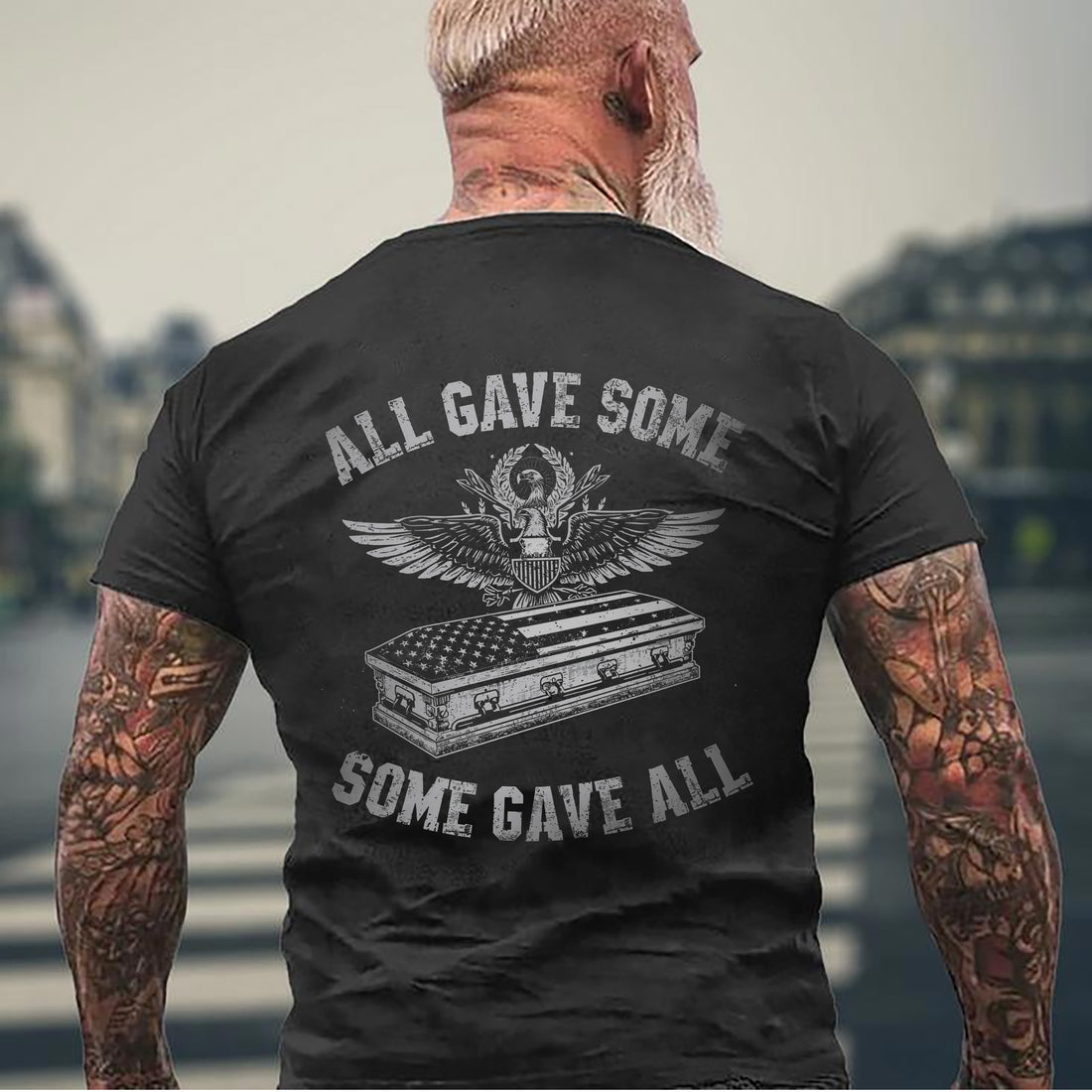 All Gave Some Some Gave All Proud US Military Veteran Patriotic Honor T-Shirt
