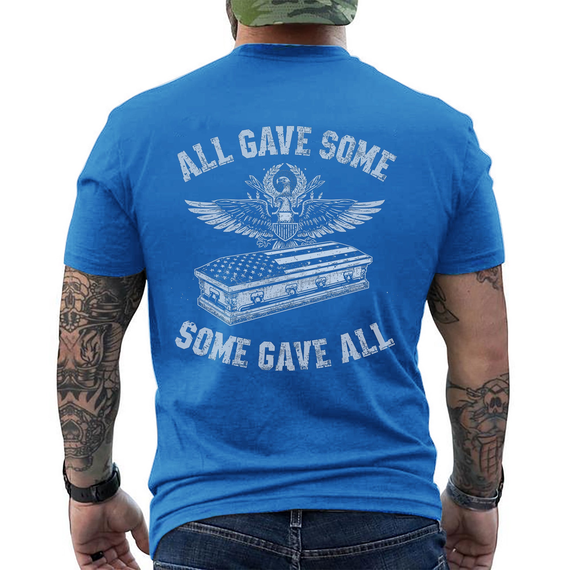 All Gave Some Some Gave All Proud US Military Veteran Patriotic Honor T-Shirt