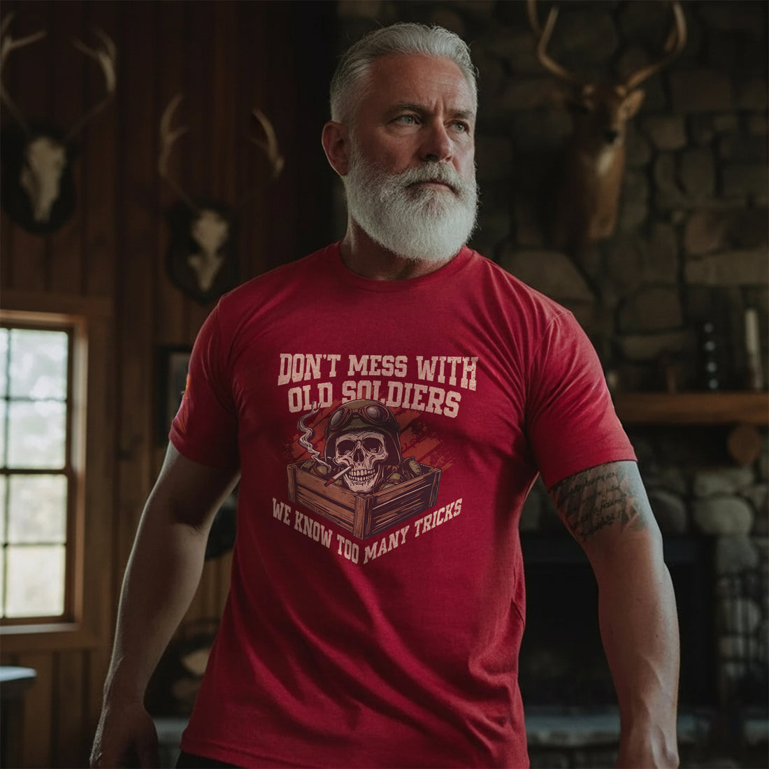 Don’t Mess With Old Soldiers We Know Too T-Shirt