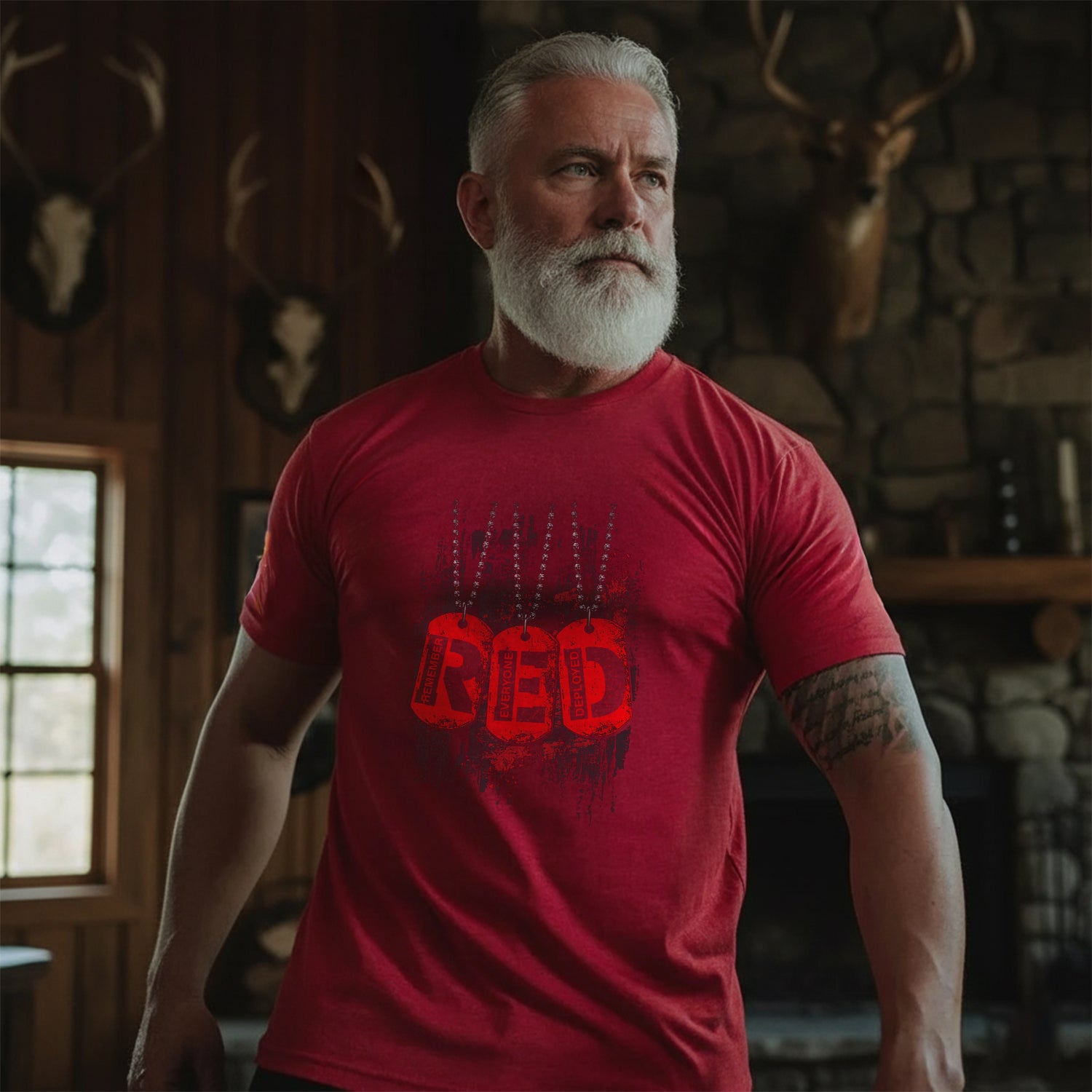 RED Remember Everyone Deployed Proud US T-Shirt Secondary image
