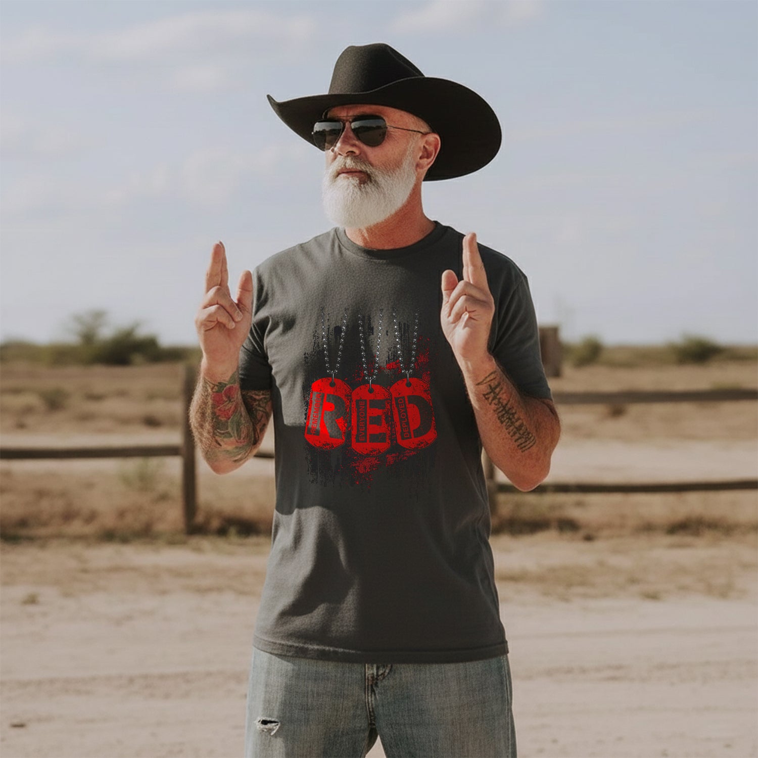 RED Remember Everyone Deployed Proud US T-Shirt