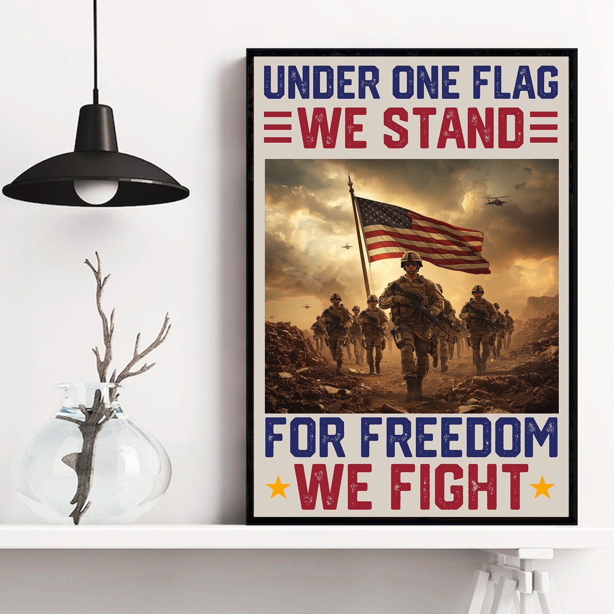 United as Veterans Defending Liberty Poster