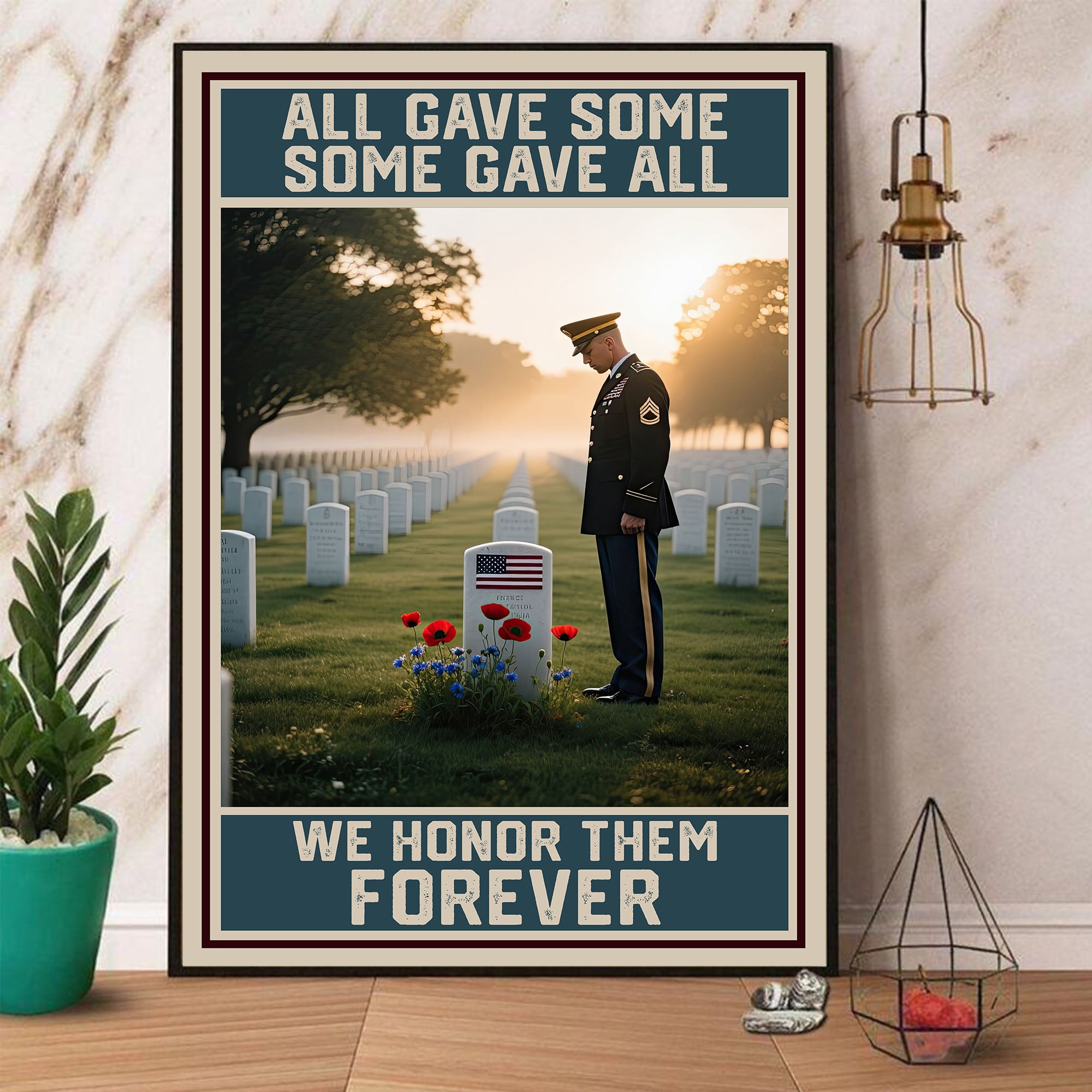 Veteran Pride Poster Honoring Their Sacrifice