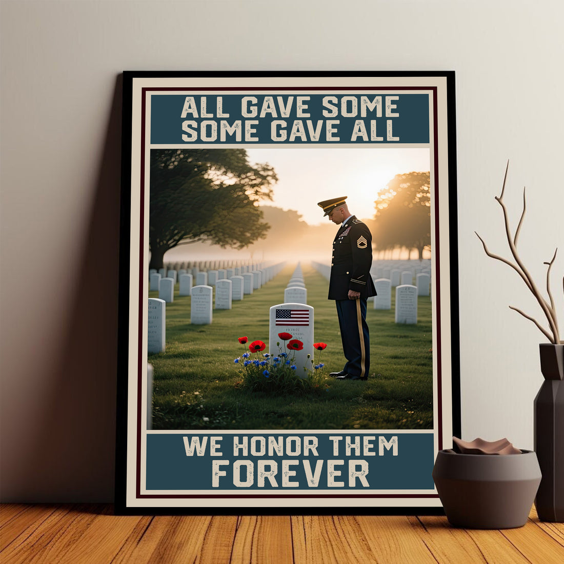 Veteran Pride Poster Honoring Their Sacrifice