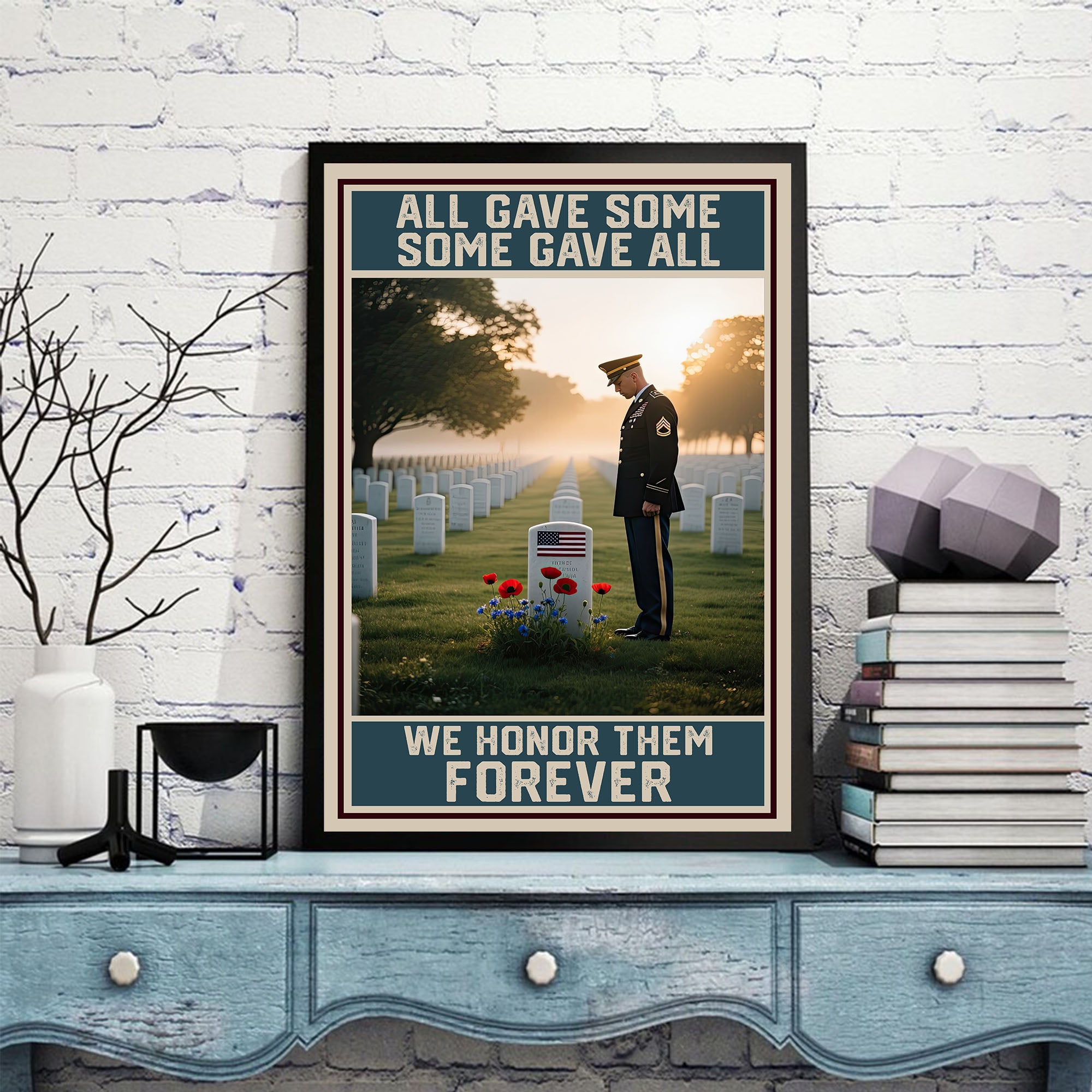 Veteran Pride Poster Honoring Their Sacrifice