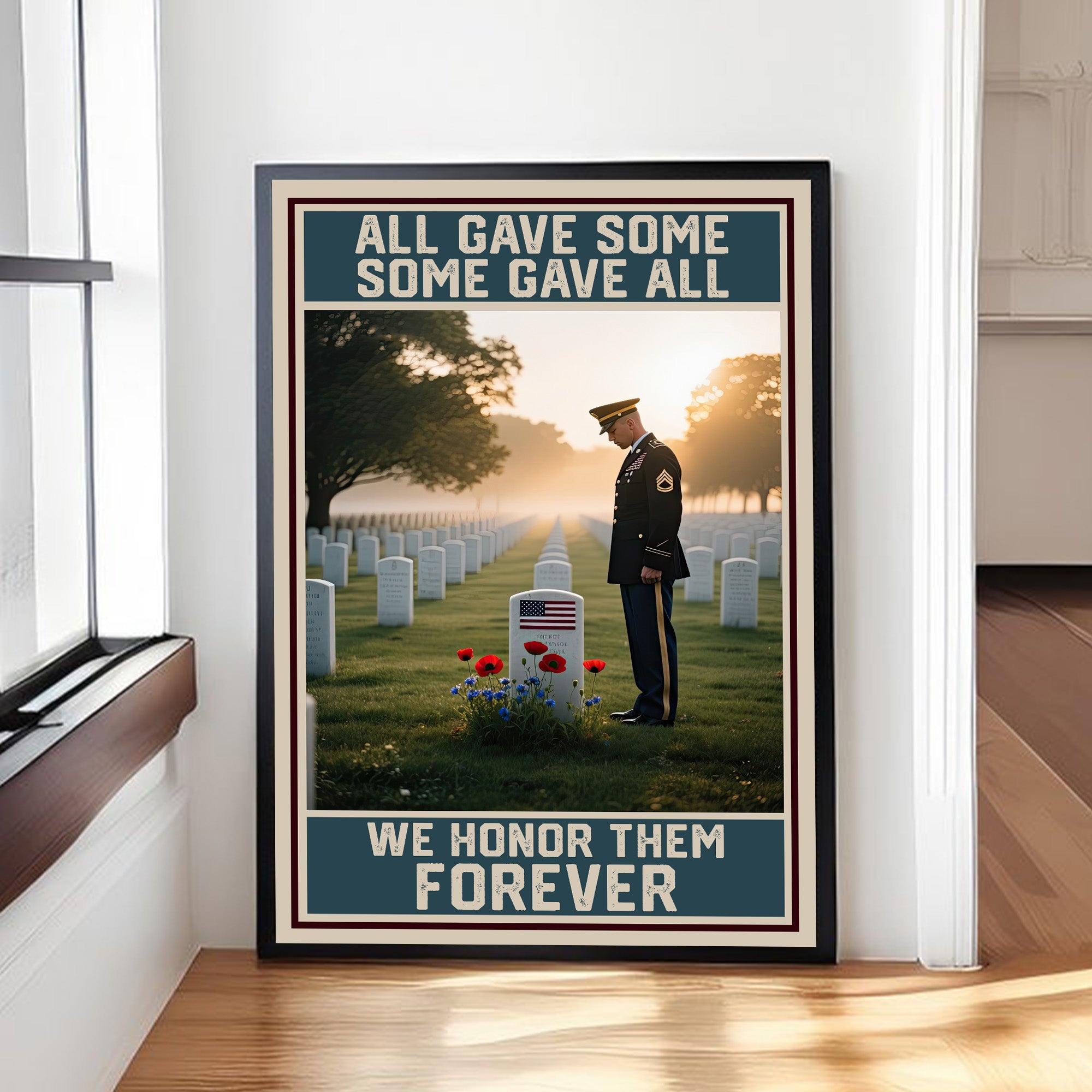 Veteran Pride Poster Honoring Their Sacrifice