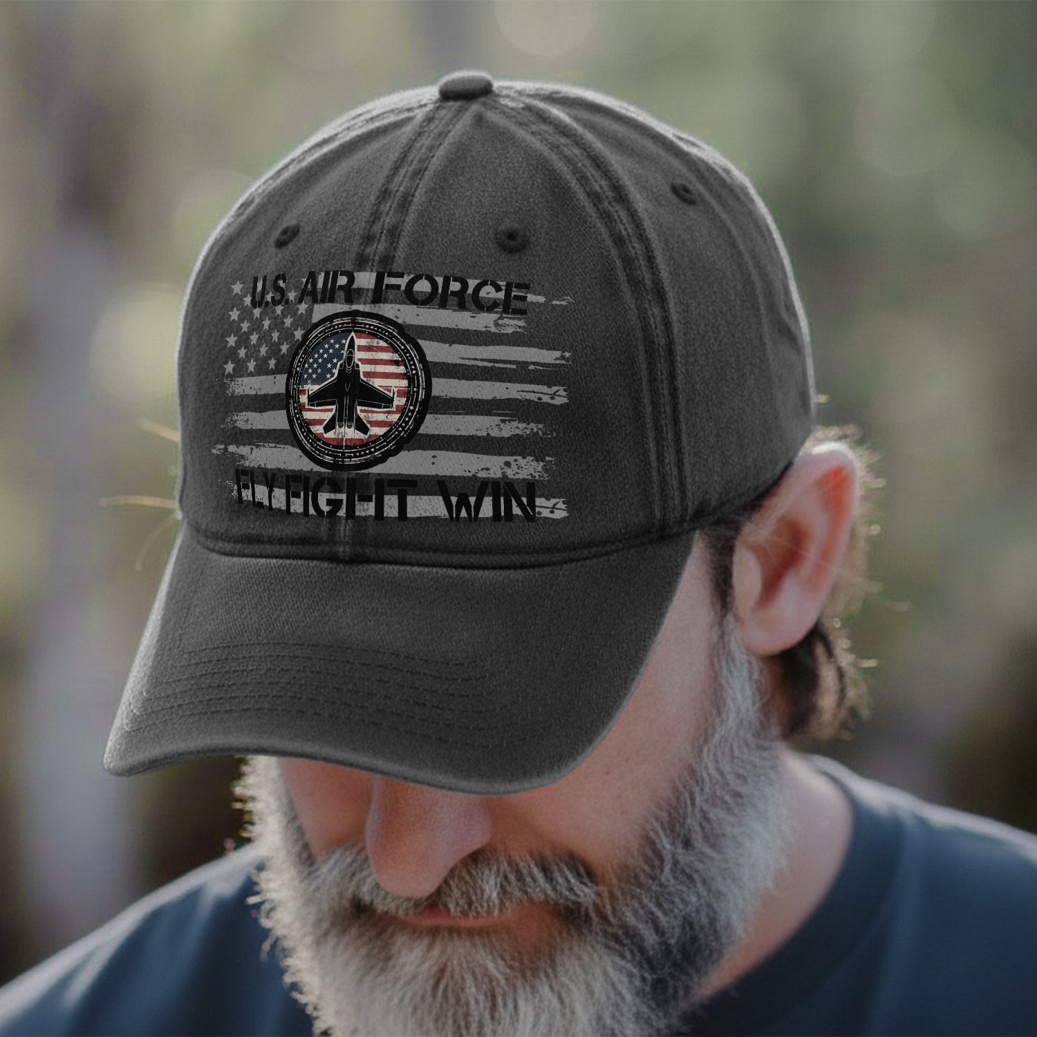 U.S. Air Force Fly Fight Win Baseball Cap Secondary image