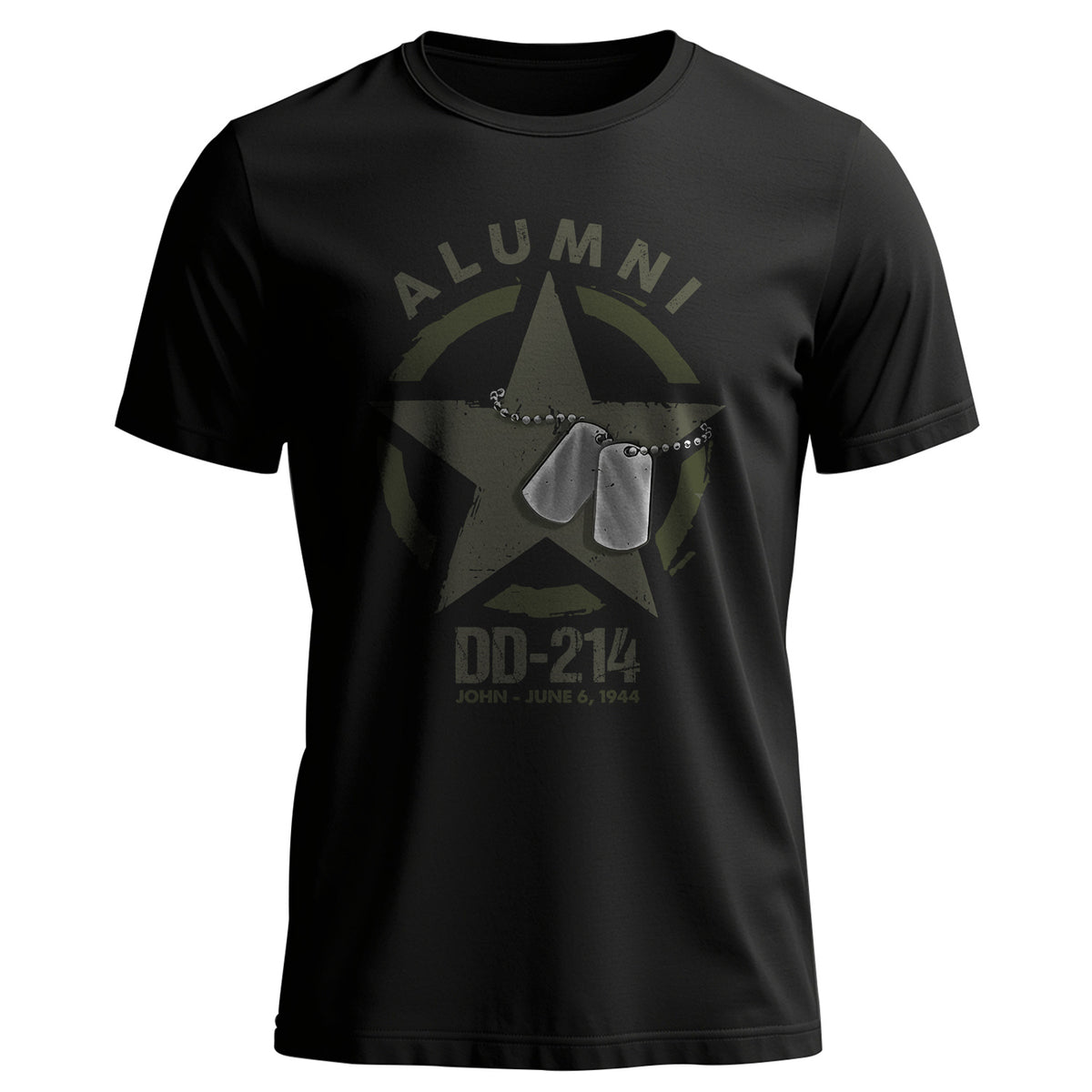 Alumni DD-214 Proud Veteran Status Earned T-Shirt Main image