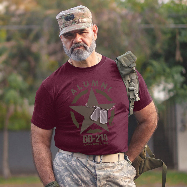 Alumni DD-214 Proud Veteran Status Earned T-Shirt
