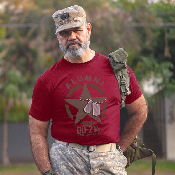Alumni DD-214 Proud Veteran Status Earned T-Shirt