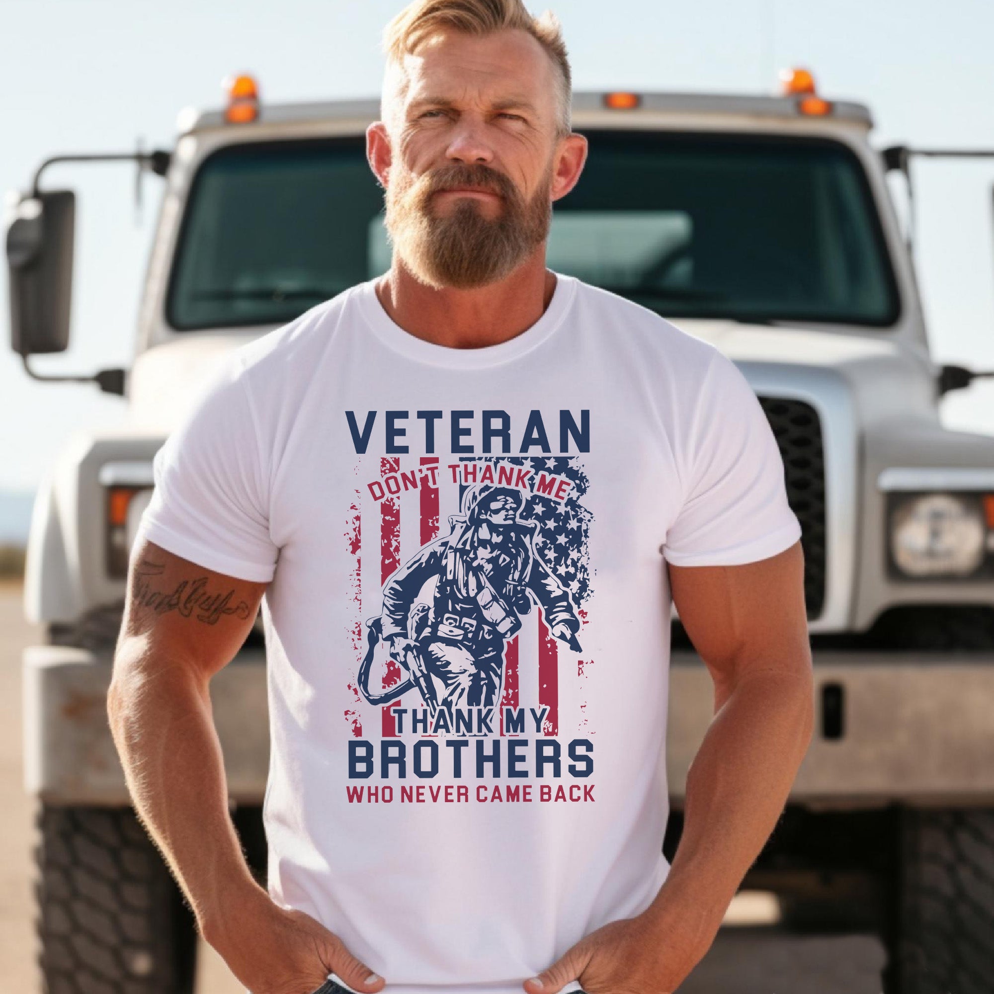Veteran Don’t Thank Me Thank My Brothers Who Never Came Back True Honor Lies with the Fallen T-Shirt