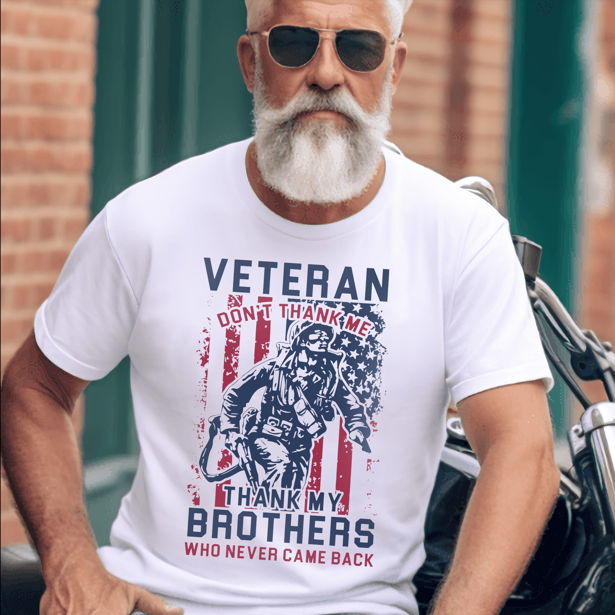 Veteran Don’t Thank Me Thank My Brothers Who Never Came Back True Honor Lies with the Fallen T-Shirt