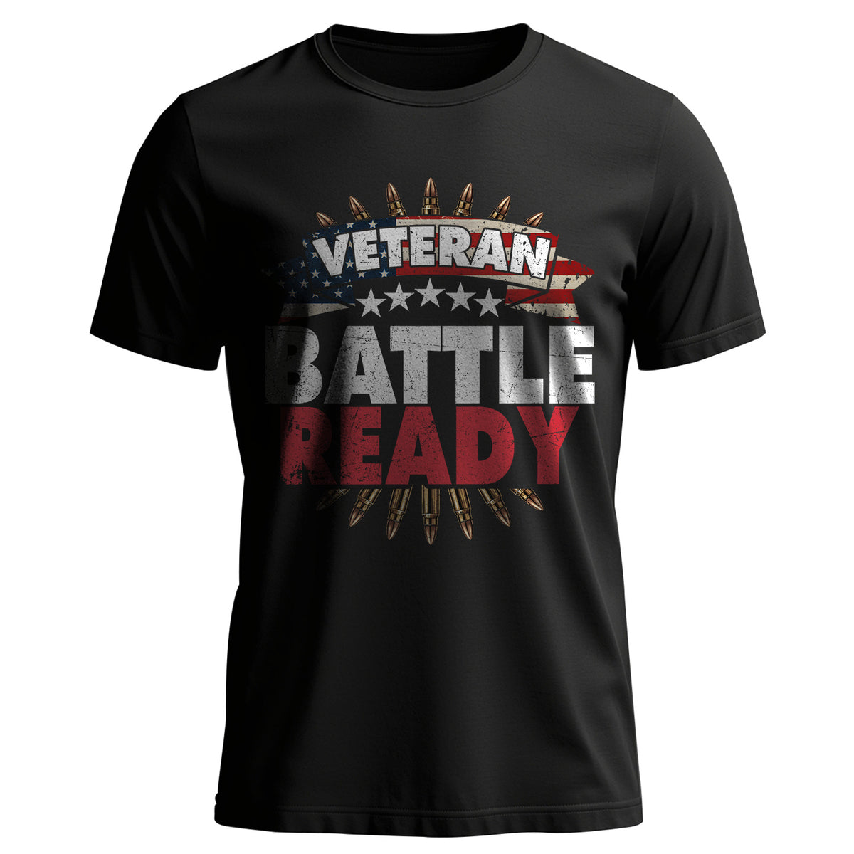 Veteran Battle Ready Always Prepared T-Shirt Main image