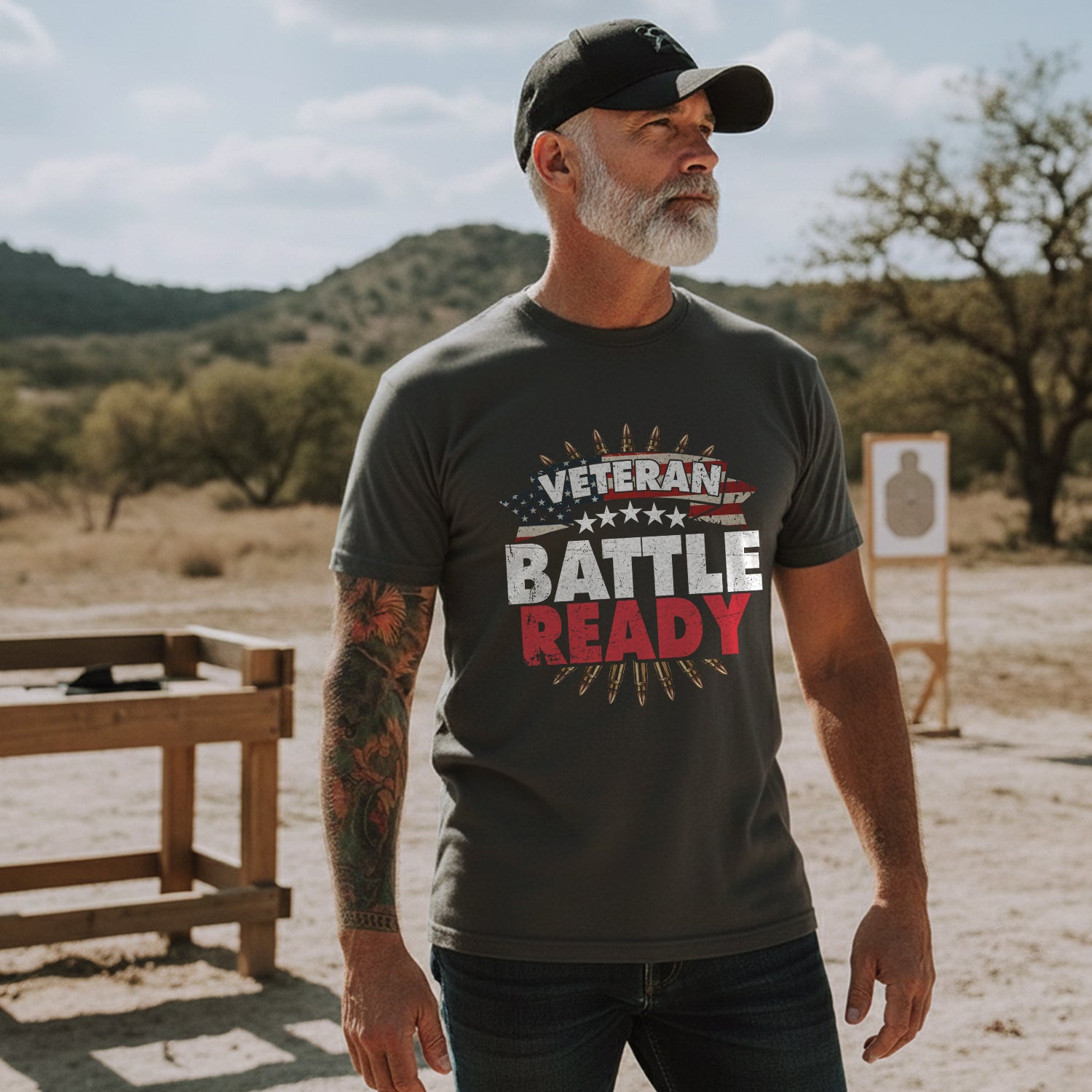 Veteran Battle Ready Always Prepared T-Shirt