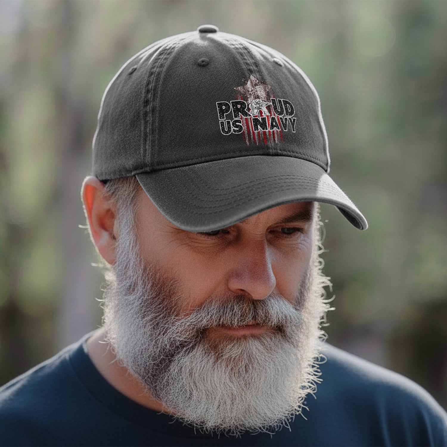 U.S. Navy Proudly Serving America Baseball Cap Secondary image
