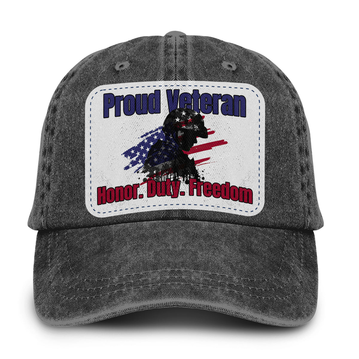 Veteran Pride Duty Honor America Baseball Cap Main image