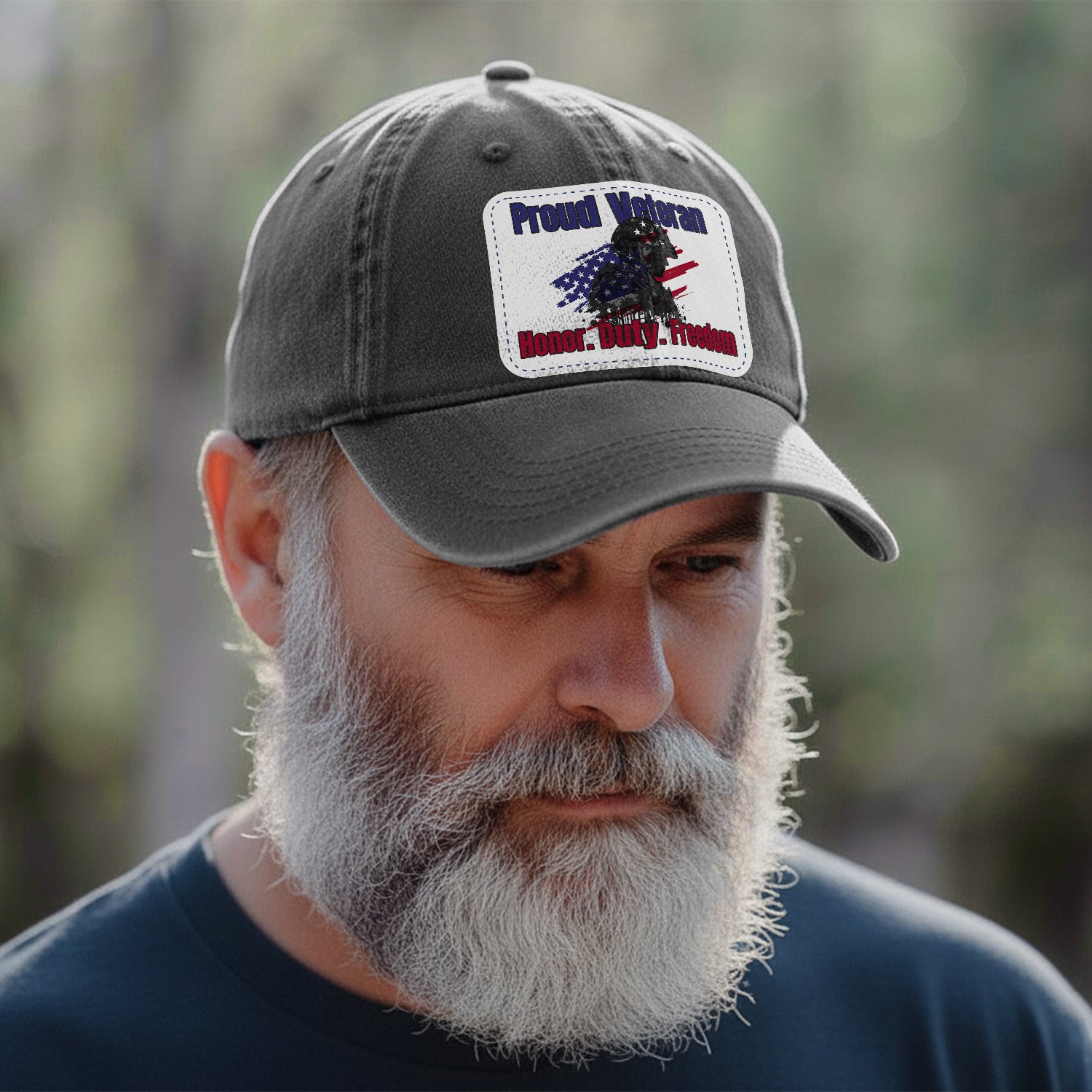 Veteran Pride Duty Honor America Baseball Cap Secondary image