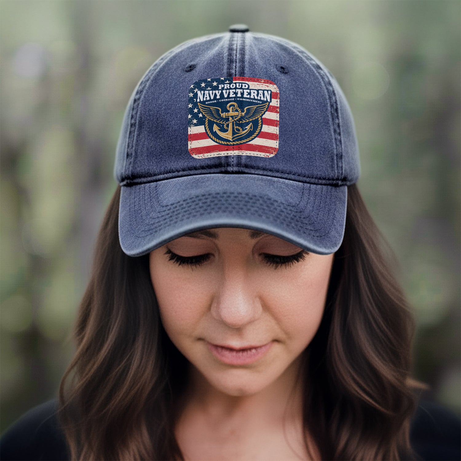 Navy Veteran Proudly Serving Baseball Cap