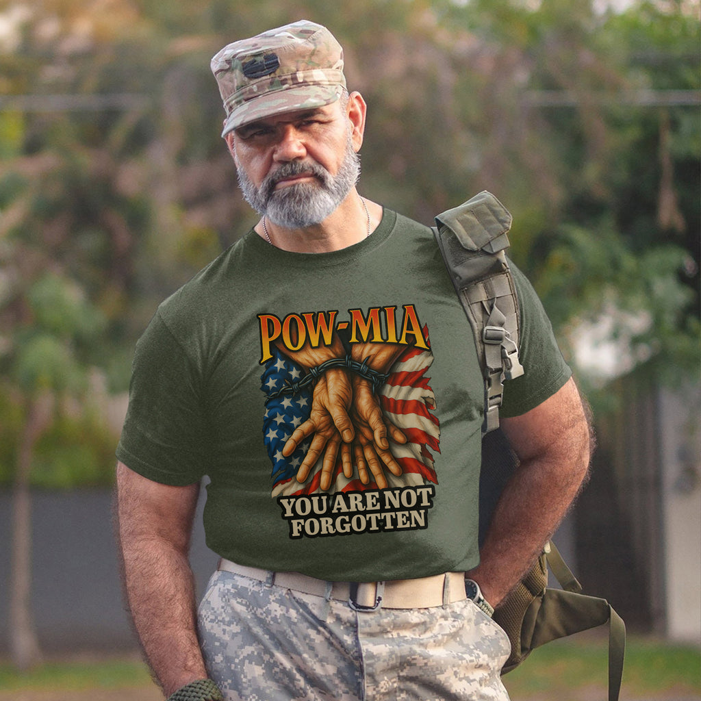 You Are Not Forgotten POW MIA Proud US T-Shirt
