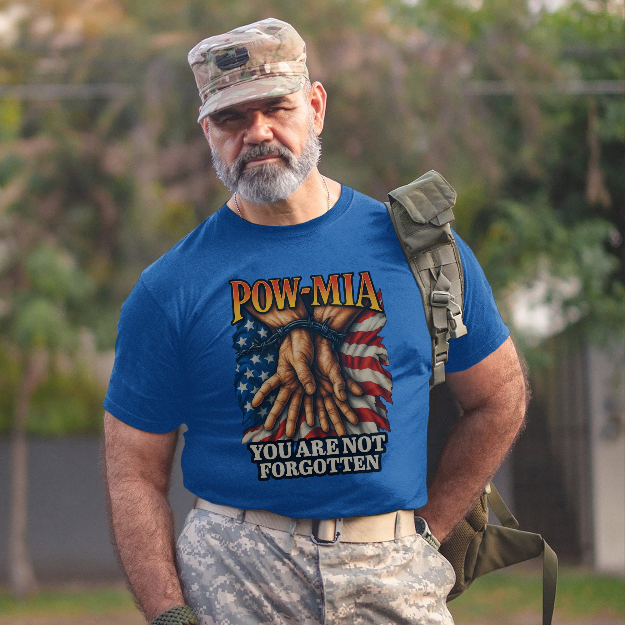 You Are Not Forgotten POW MIA Proud US Military Veteran Remembrance and Honor T-Shirt