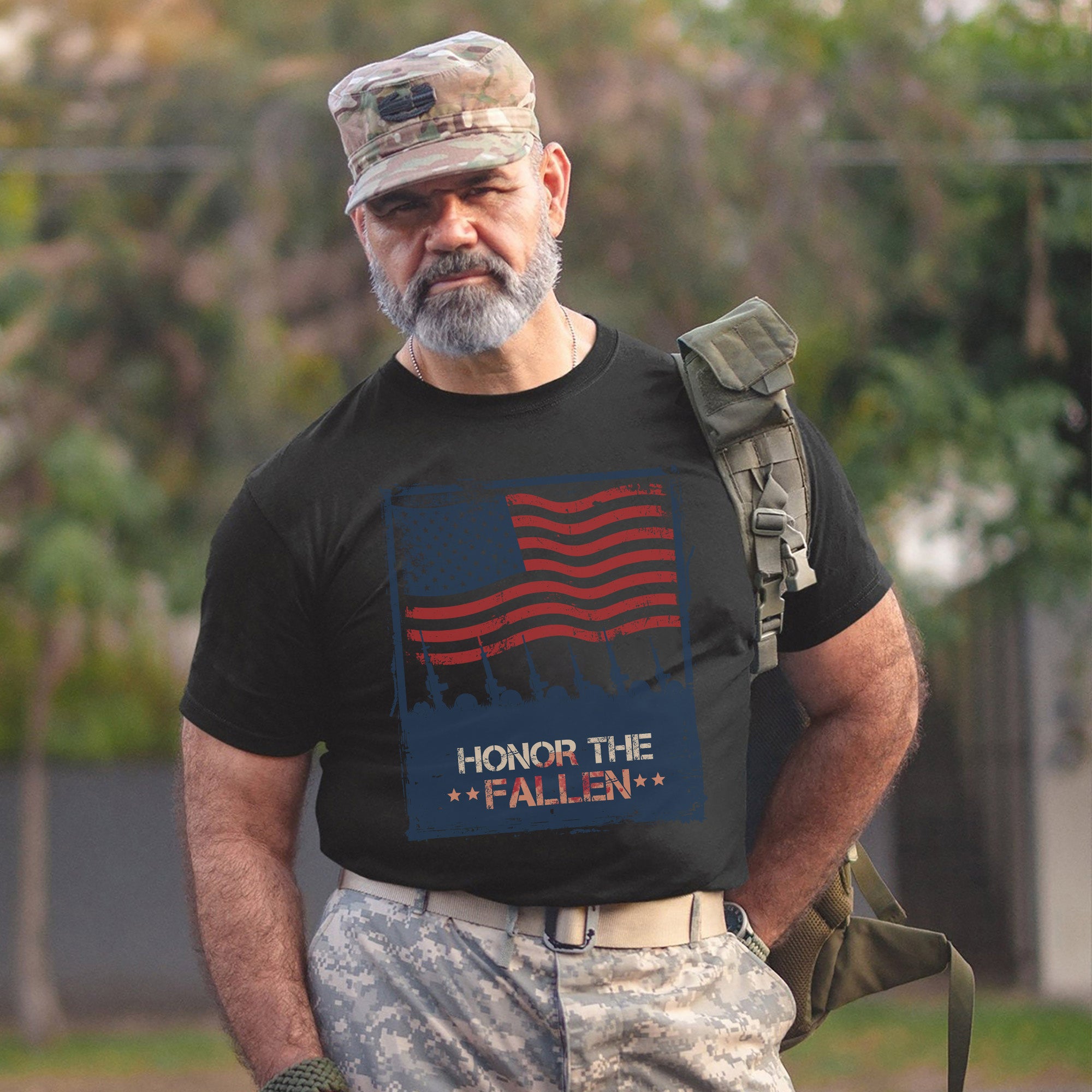 Honor the Fallen Patriotic Tribute to Those Who Gave All for Freedom and Country T-Shirt