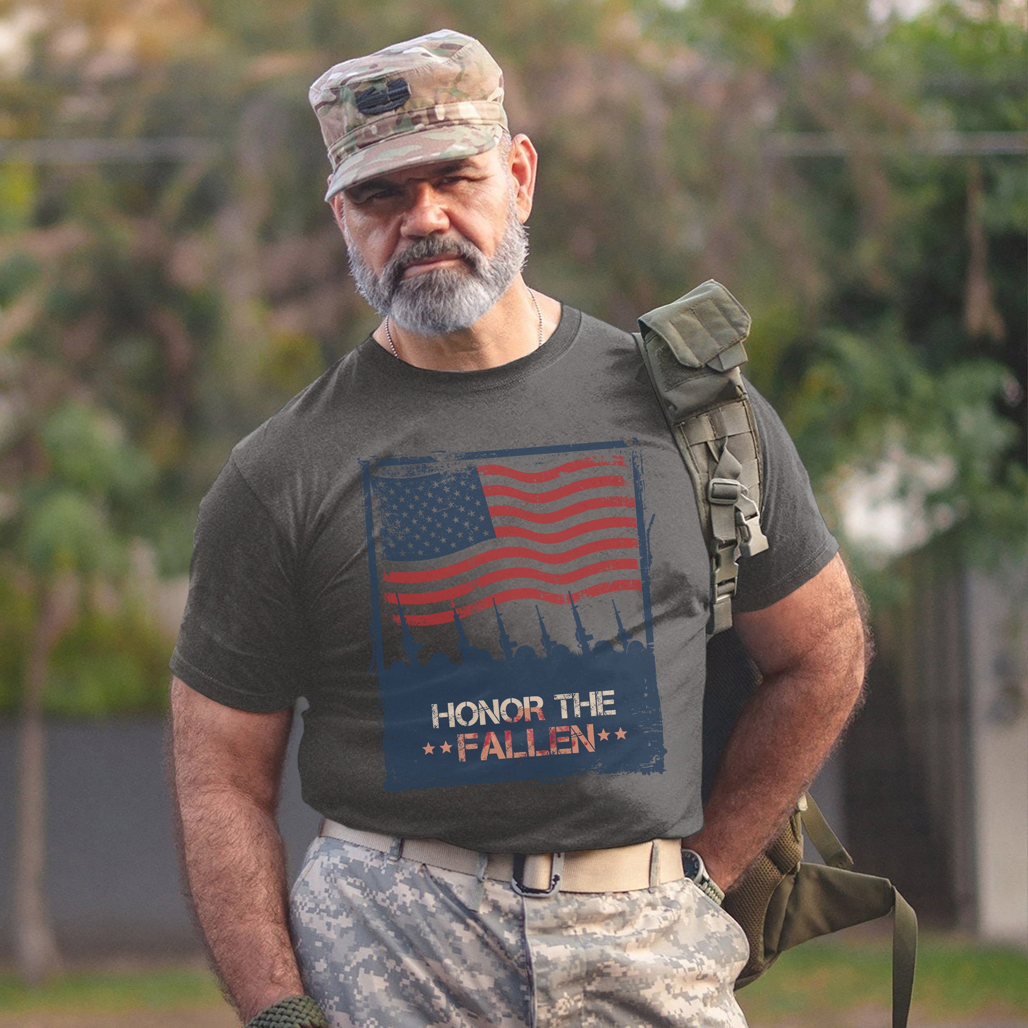 Honor the Fallen Patriotic Tribute to Those Who Gave All for Freedom and Country T-Shirt