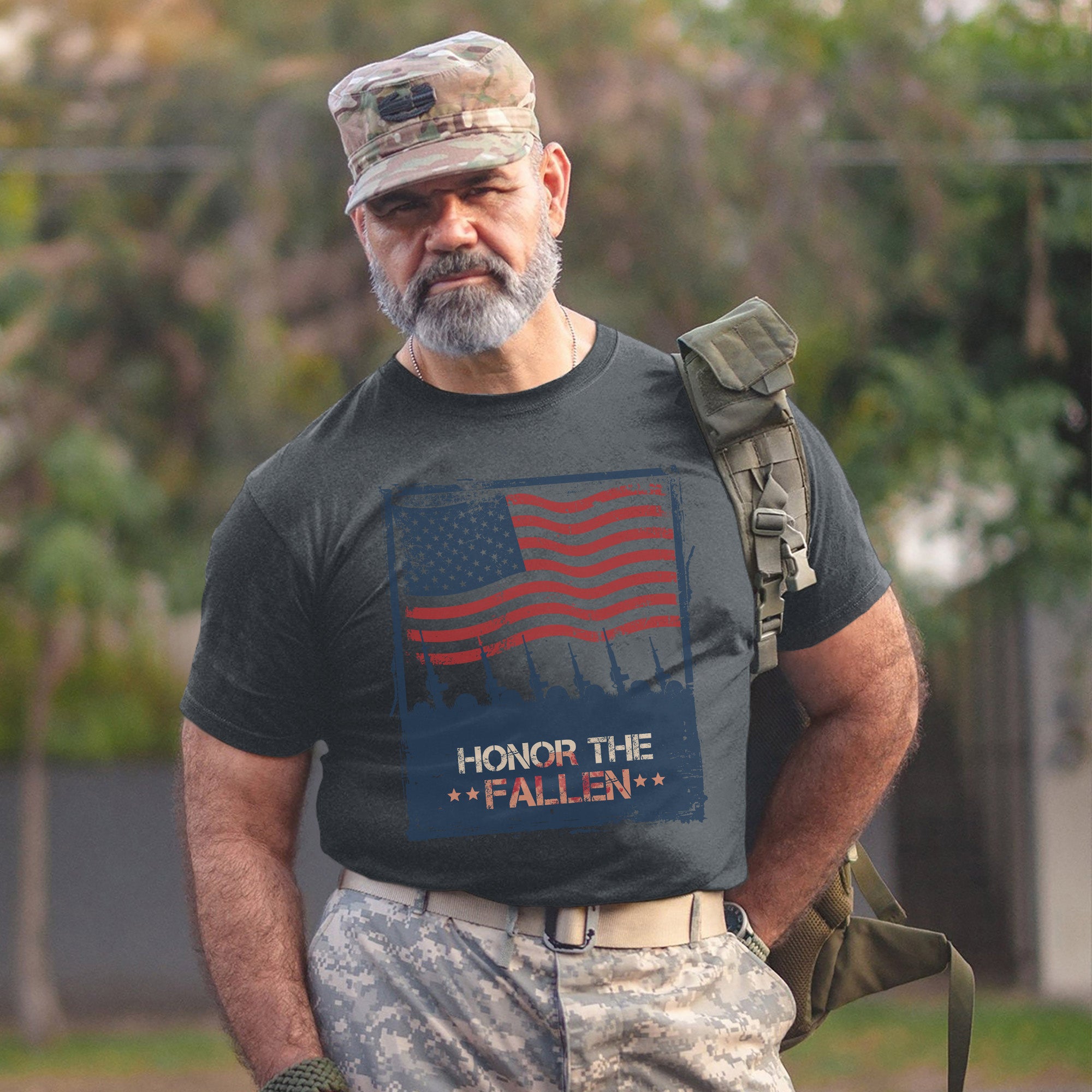 Honor the Fallen Patriotic Tribute to Those Who Gave All for Freedom and Country T-Shirt
