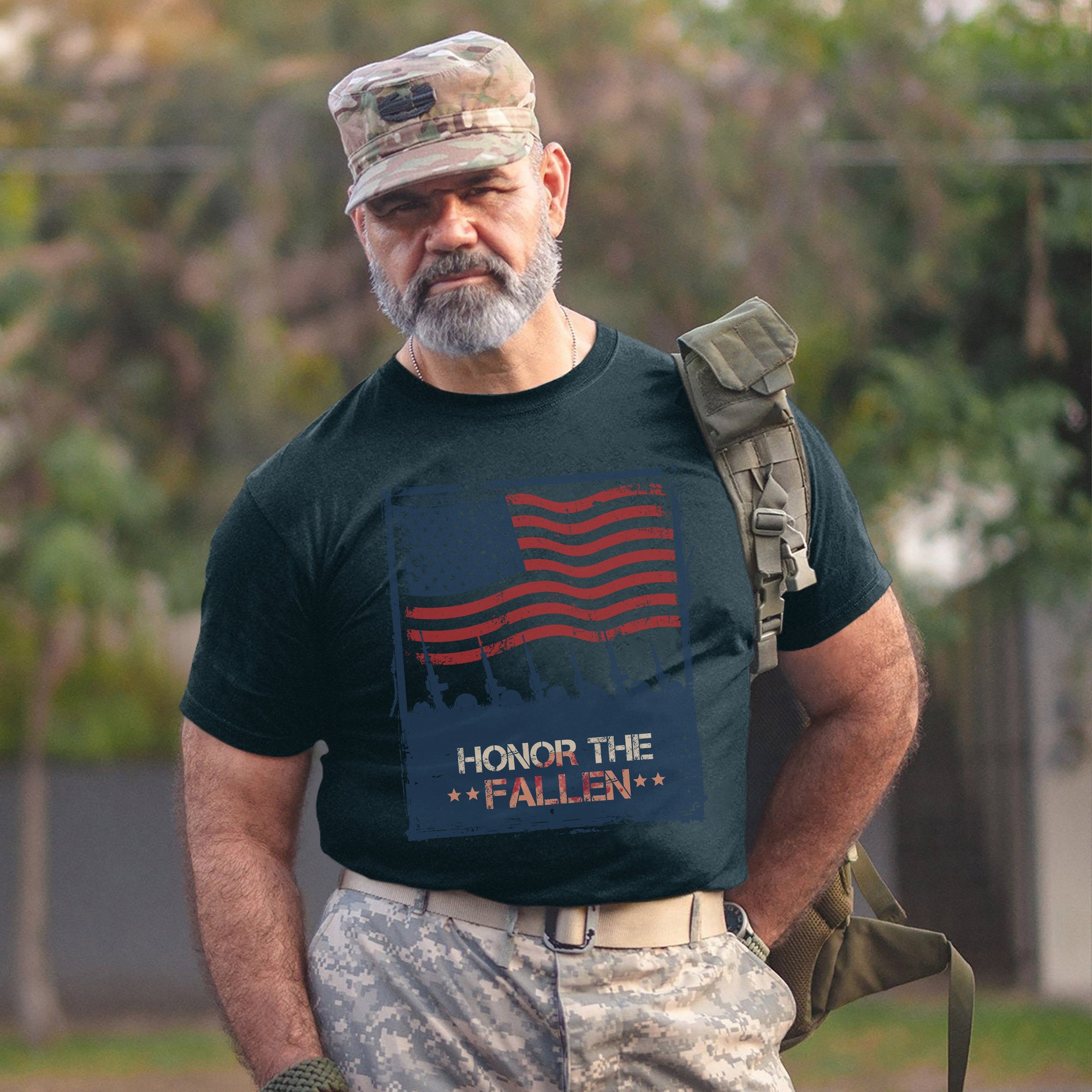 Honor the Fallen Patriotic Tribute to Those Who Gave All for Freedom and Country T-Shirt