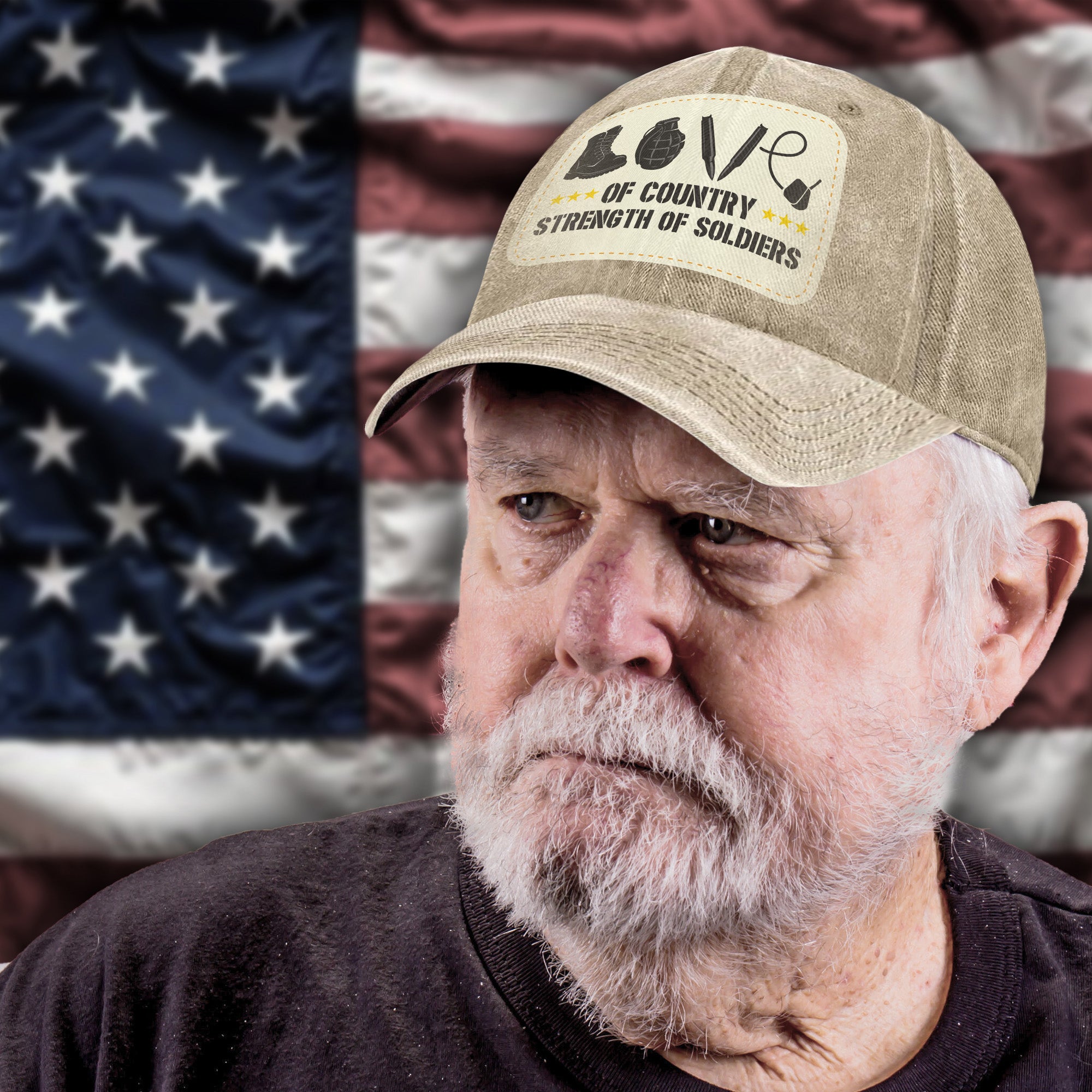 U.S. Veterans United by Honor Baseball Cap