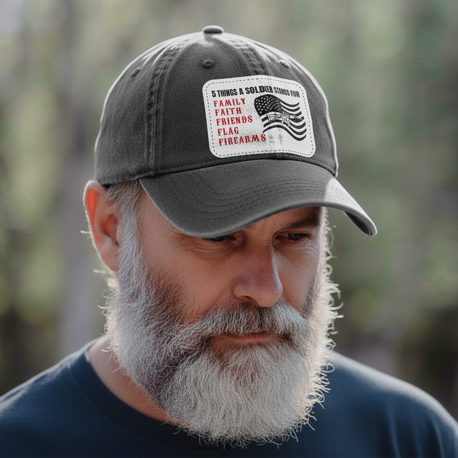 Veteran Strong Baseball Cap Secondary image