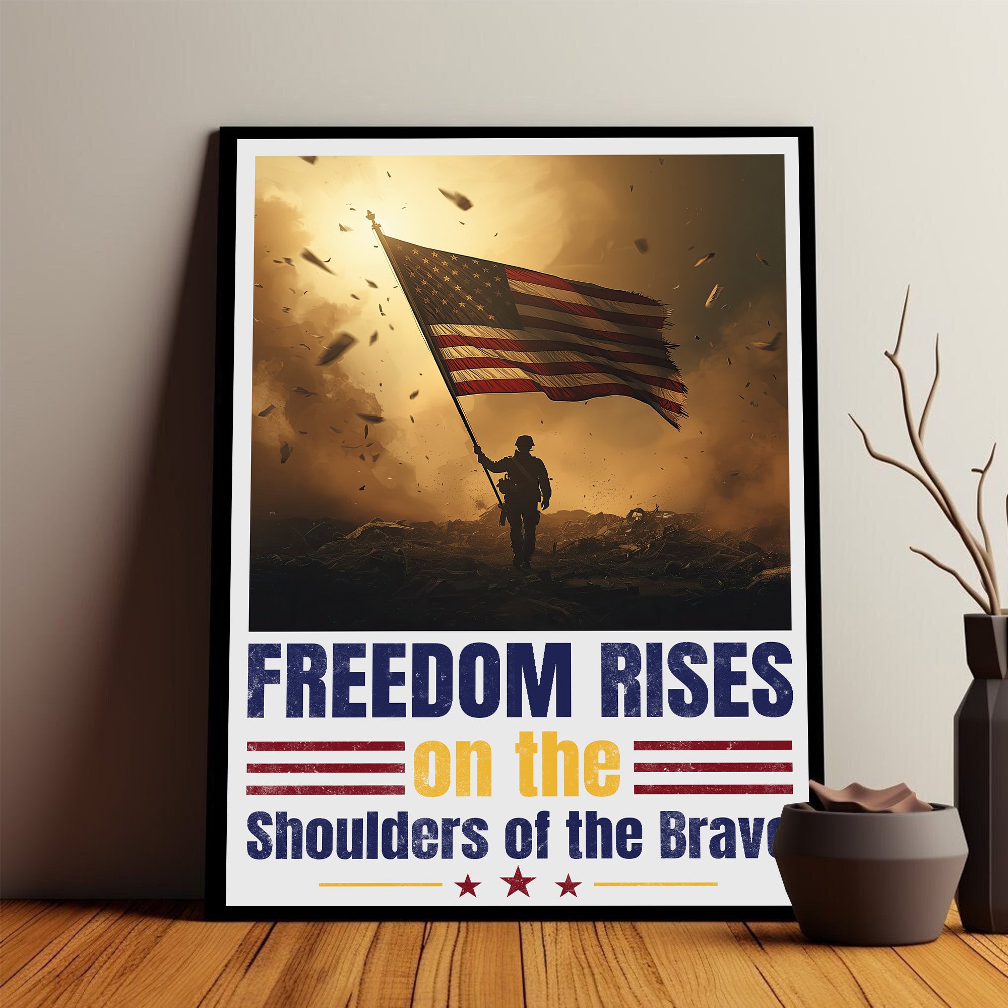 Veteran Pride: Freedom Rises Poster