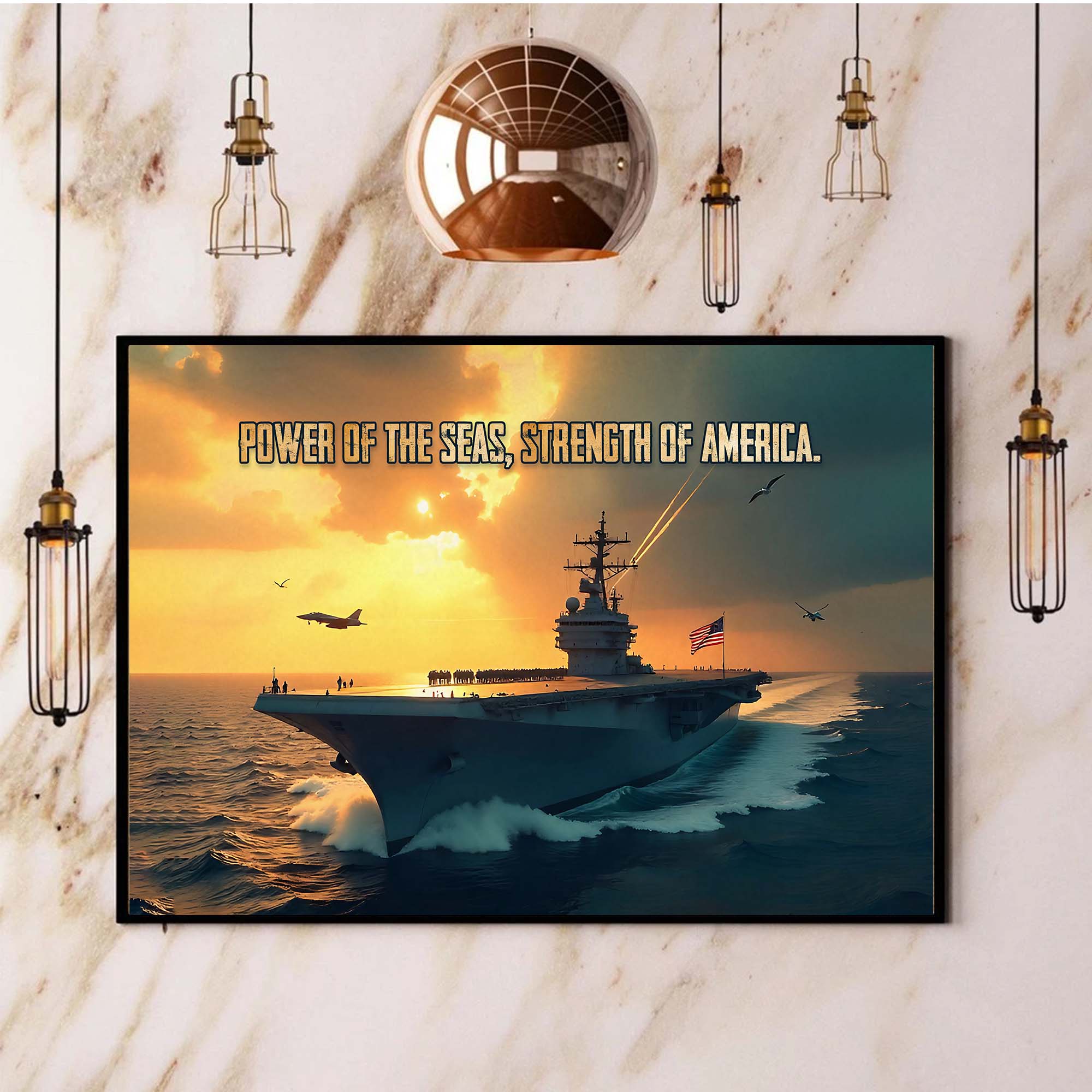 U.S. Navy Defending Freedom Poster