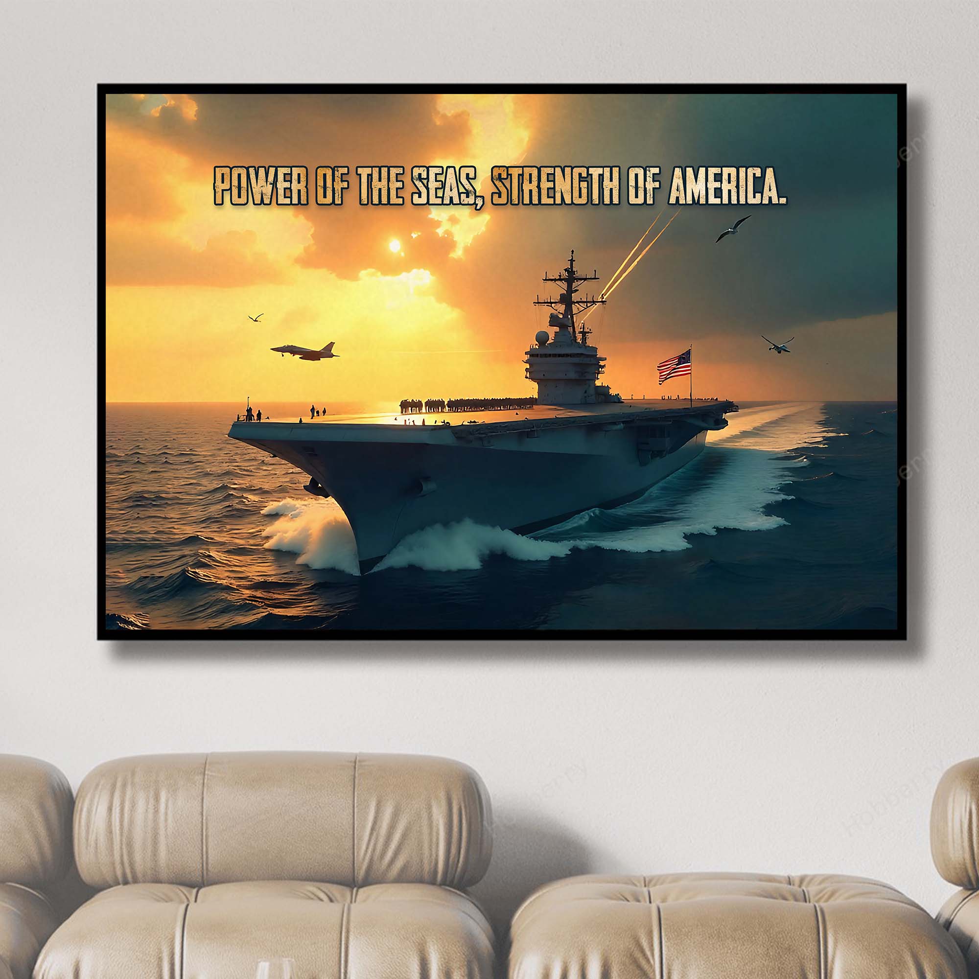 U.S. Navy Defending Freedom Poster