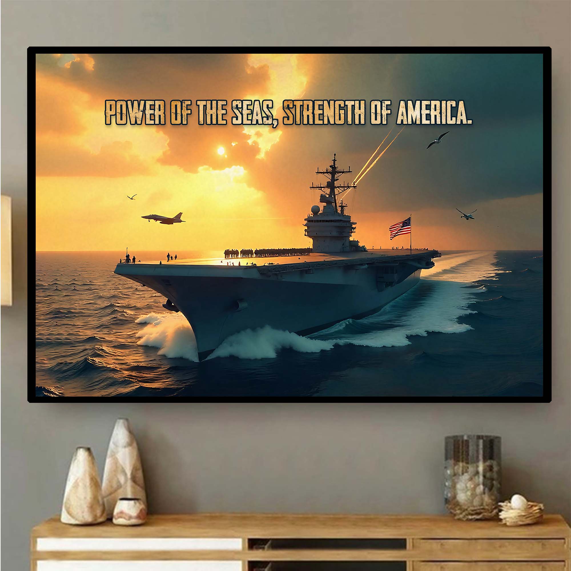 U.S. Navy Defending Freedom Poster