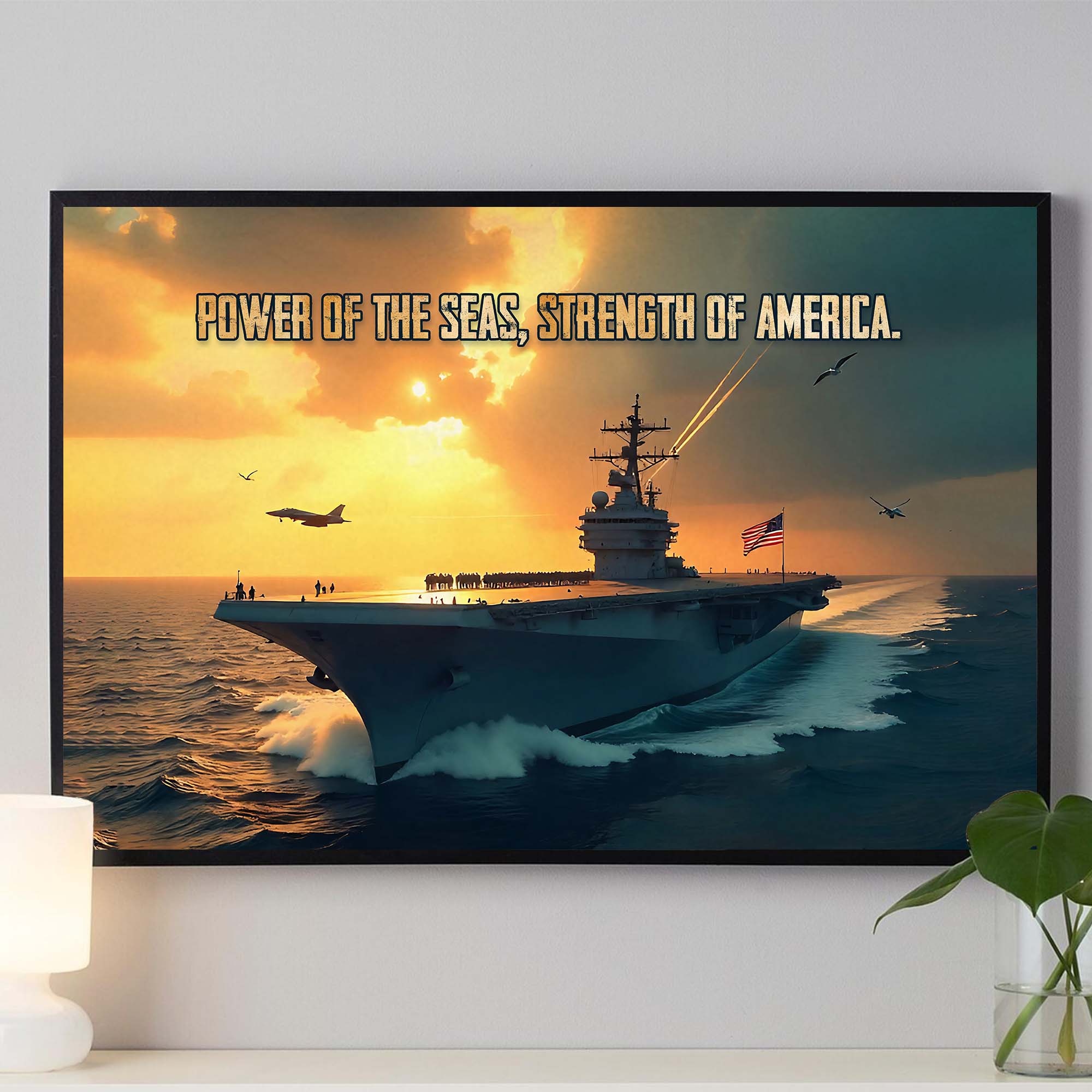 U.S. Navy Defending Freedom Poster