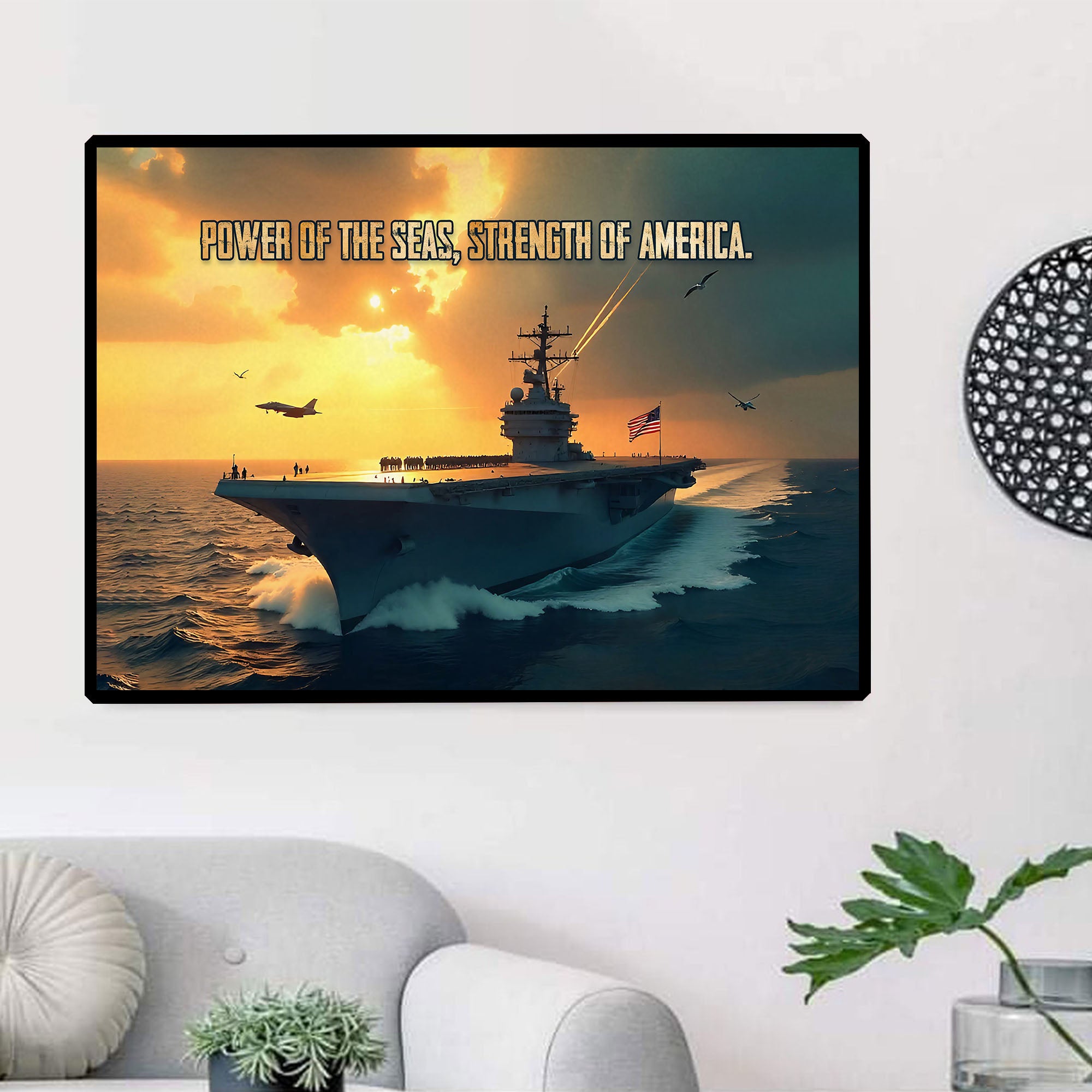 U.S. Navy Defending Freedom Poster